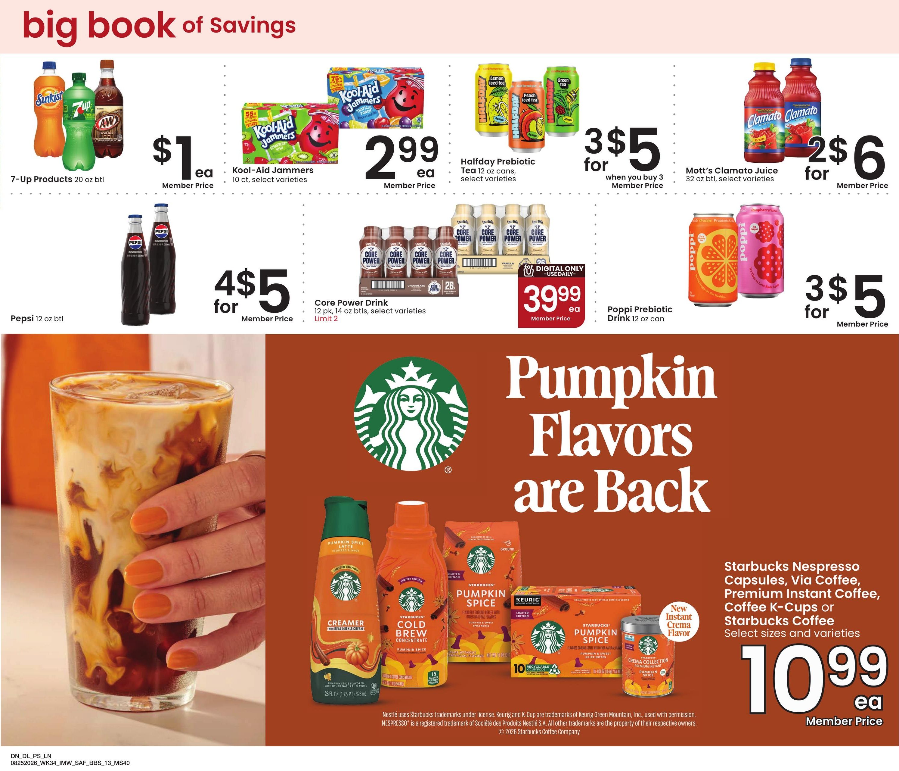 Safeway (Arapahoe Area, WY) Big Book of Savings Weekly Ad August 25 - September 28, 2026