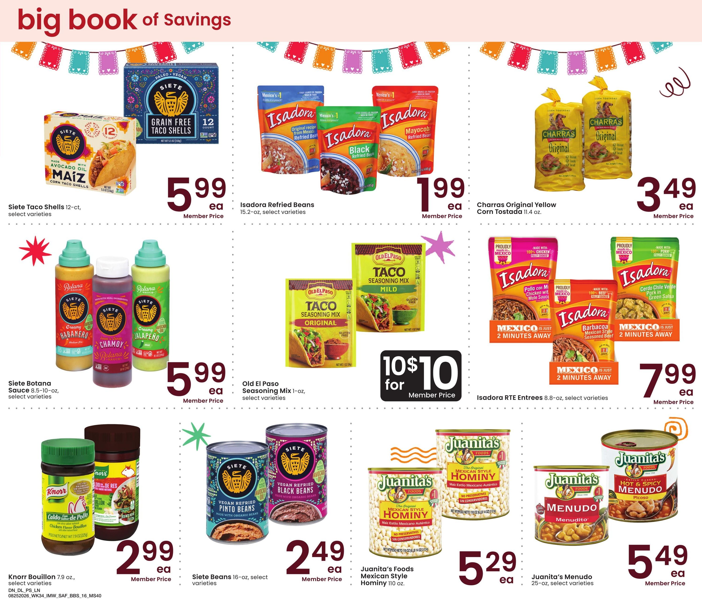 Safeway (Arapahoe Area, WY) Big Book of Savings Weekly Ad August 25 - September 28, 2026