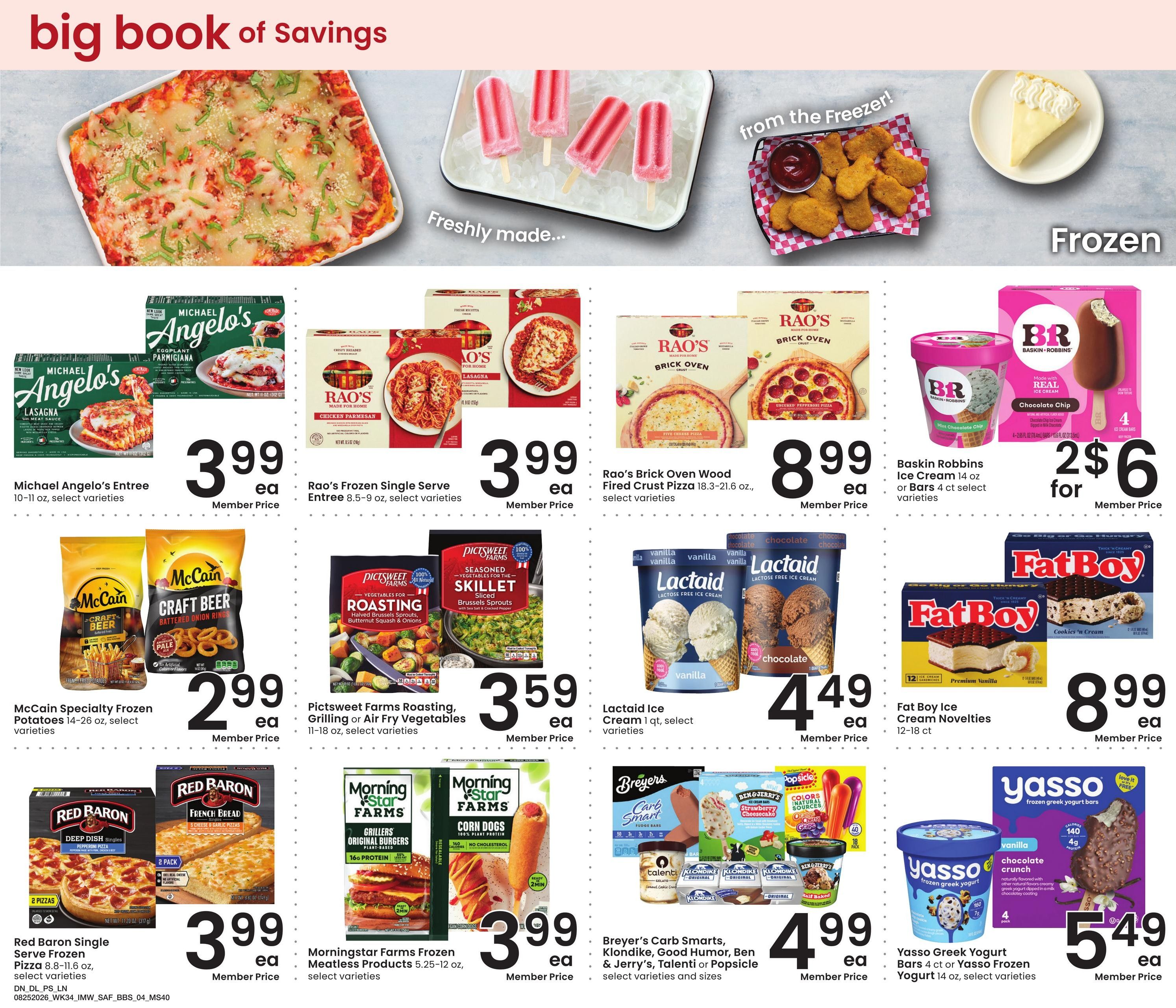 Safeway (Arapahoe Area, WY) Big Book of Savings Weekly Ad August 25 - September 28, 2026