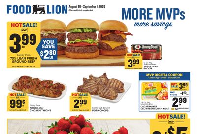Food Lion (Bridgeport–Gypsy Area, WV) Weekly Ad August 26 - September 1, 2026