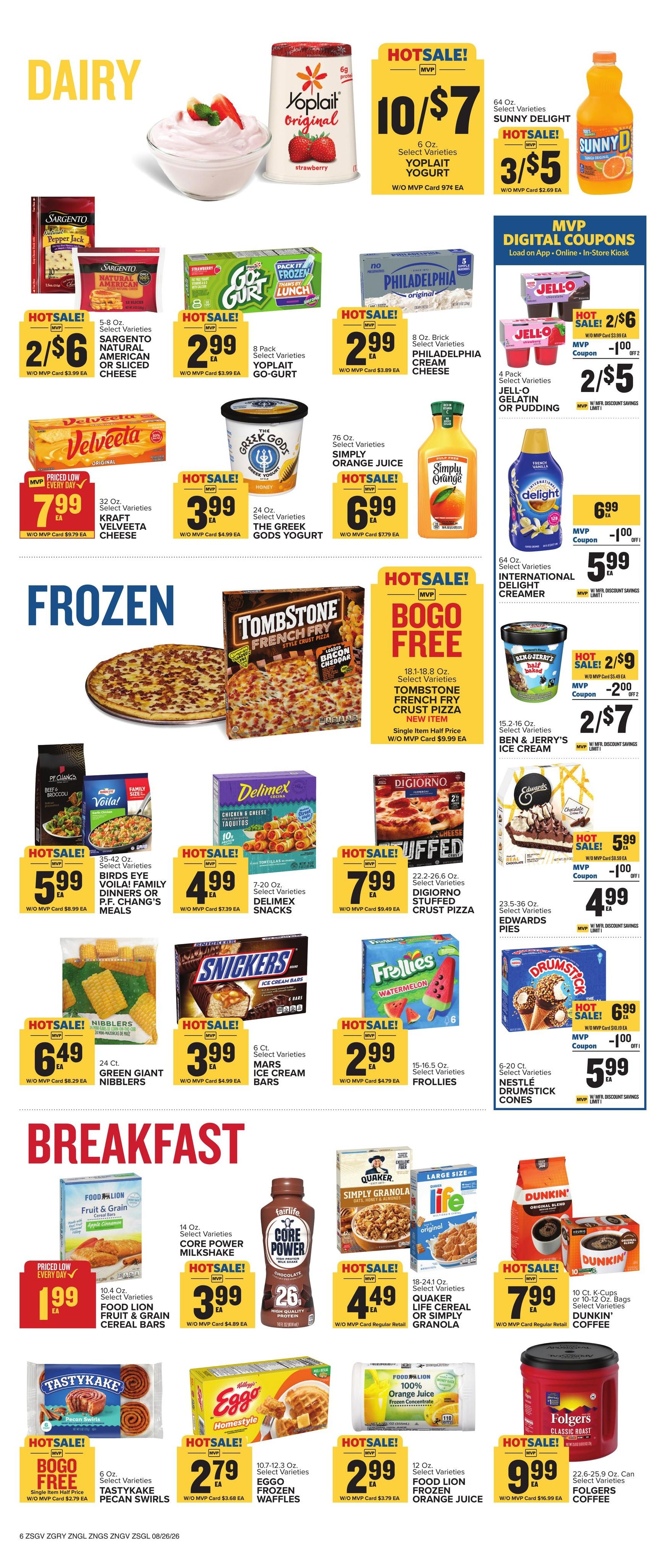 Food Lion (Lakemont Area, GA) Weekly Ad August 26 - September 1, 2026