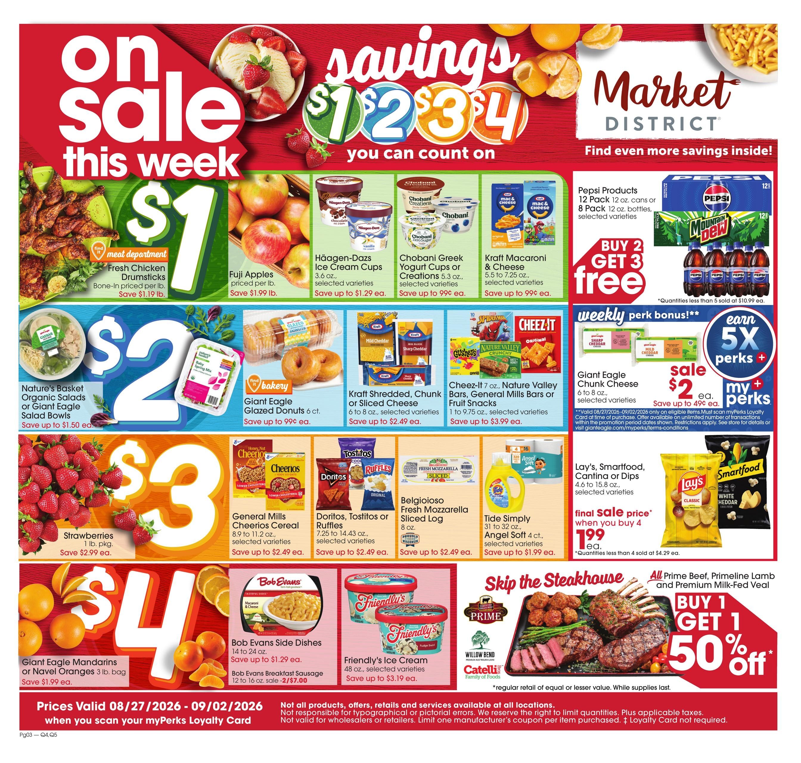 Giant Eagle (Columbus–Ostrander Area, OH) Weekly Ad August 27 - September 2, 2026