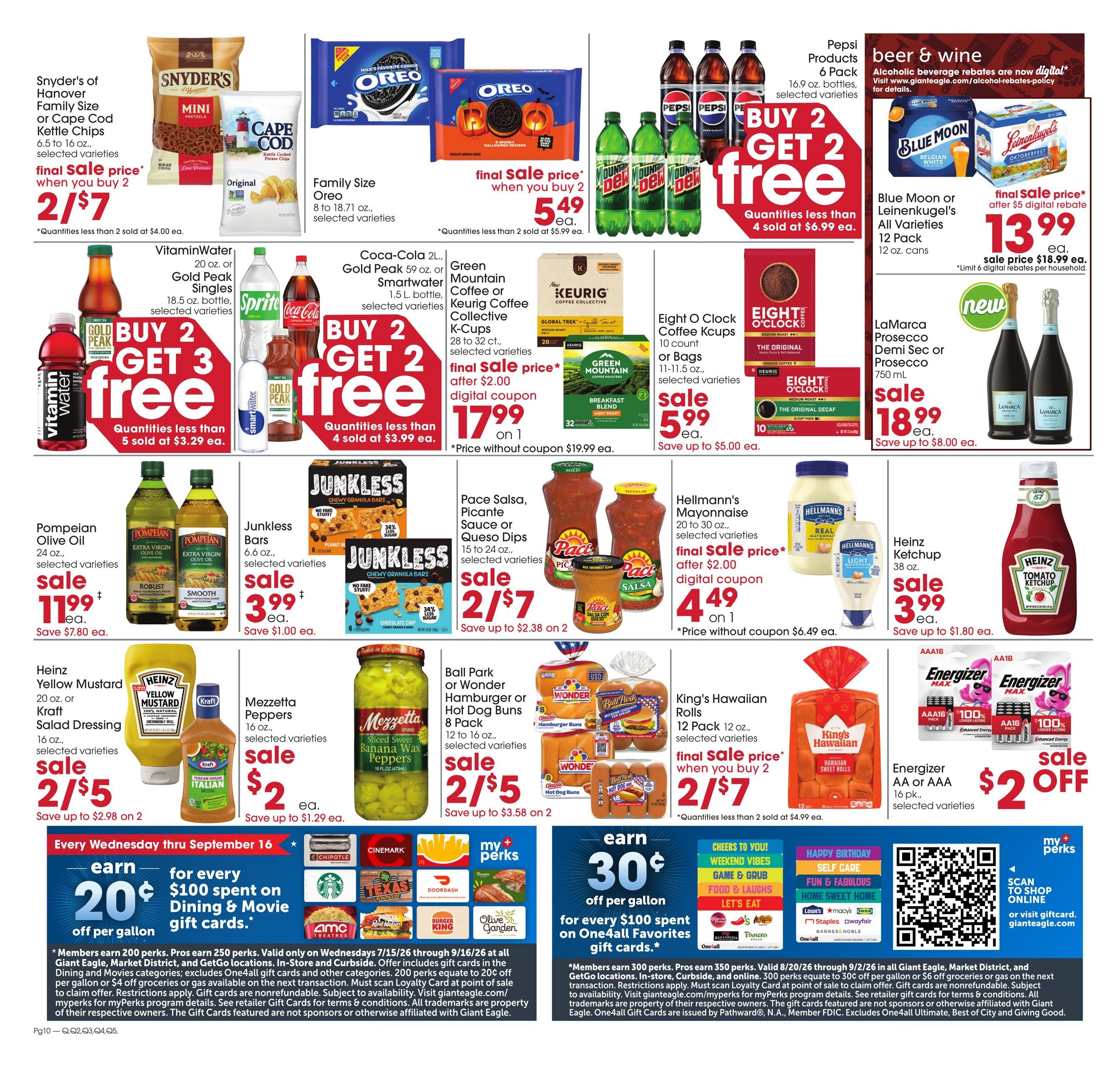 Giant Eagle (Columbus–Ostrander Area, OH) Weekly Ad August 27 - September 2, 2026