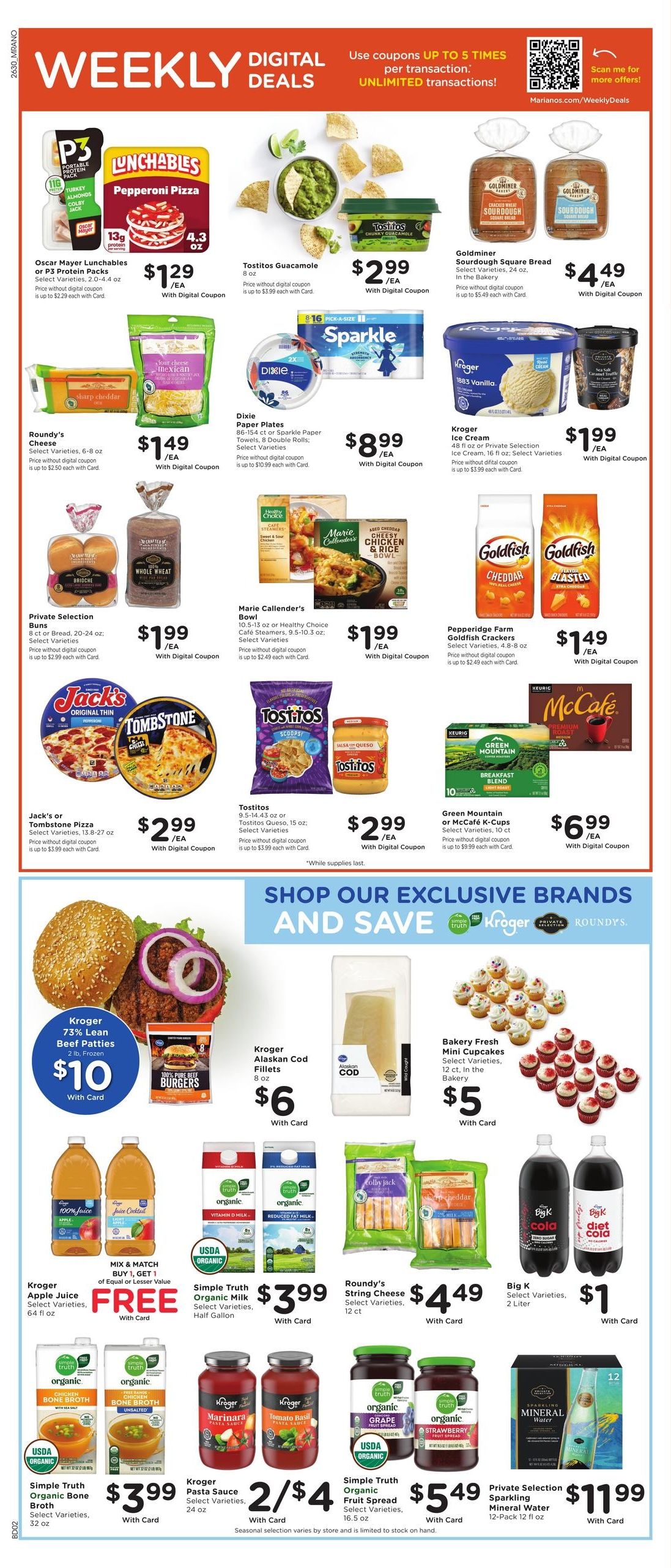 Mariano's (Chicago Area, IL) Weekly Ad August 26 - September 1, 2026