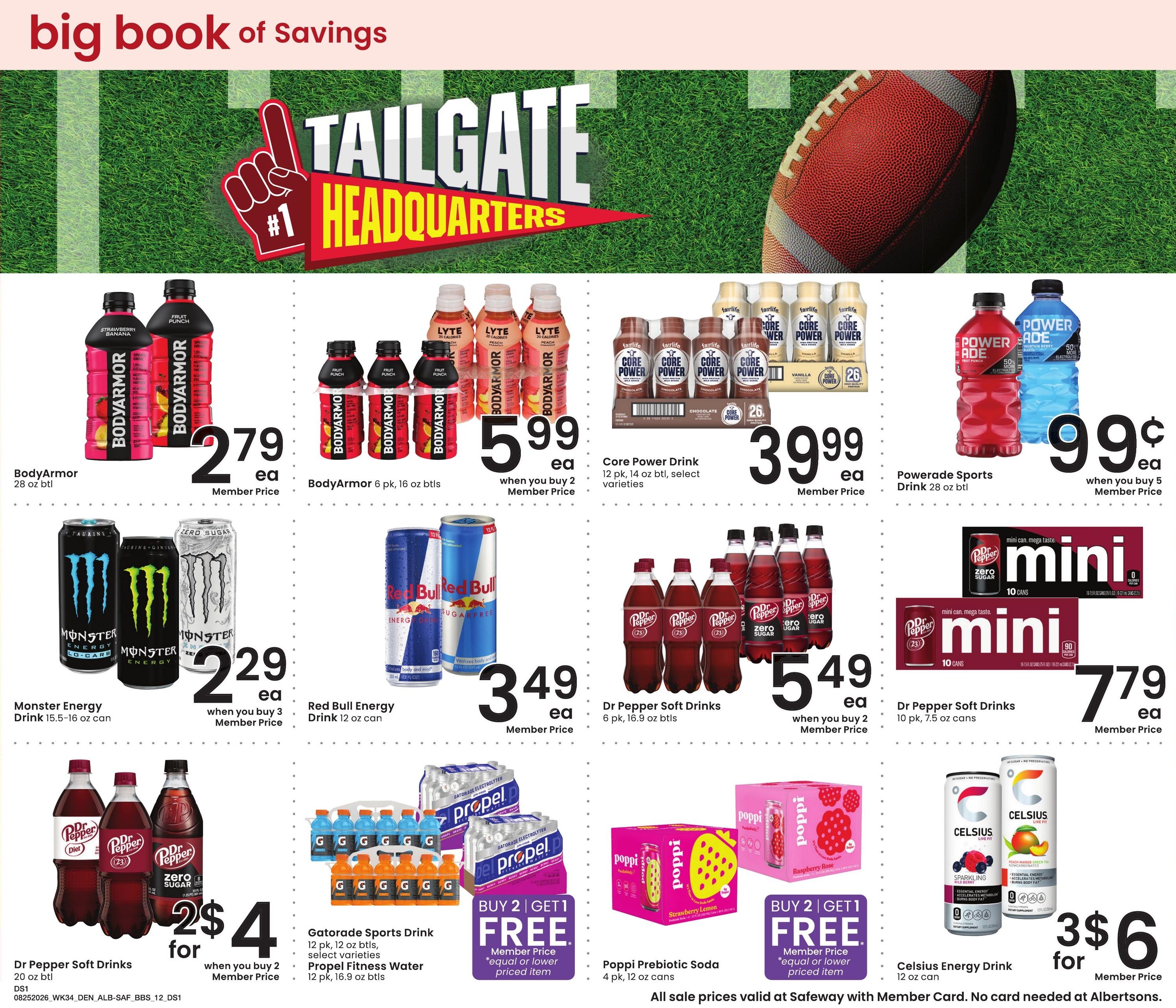 Safeway (Ignacio Area, CO) Big Book of Savings Weekly Ad August 25 - September 28, 2026