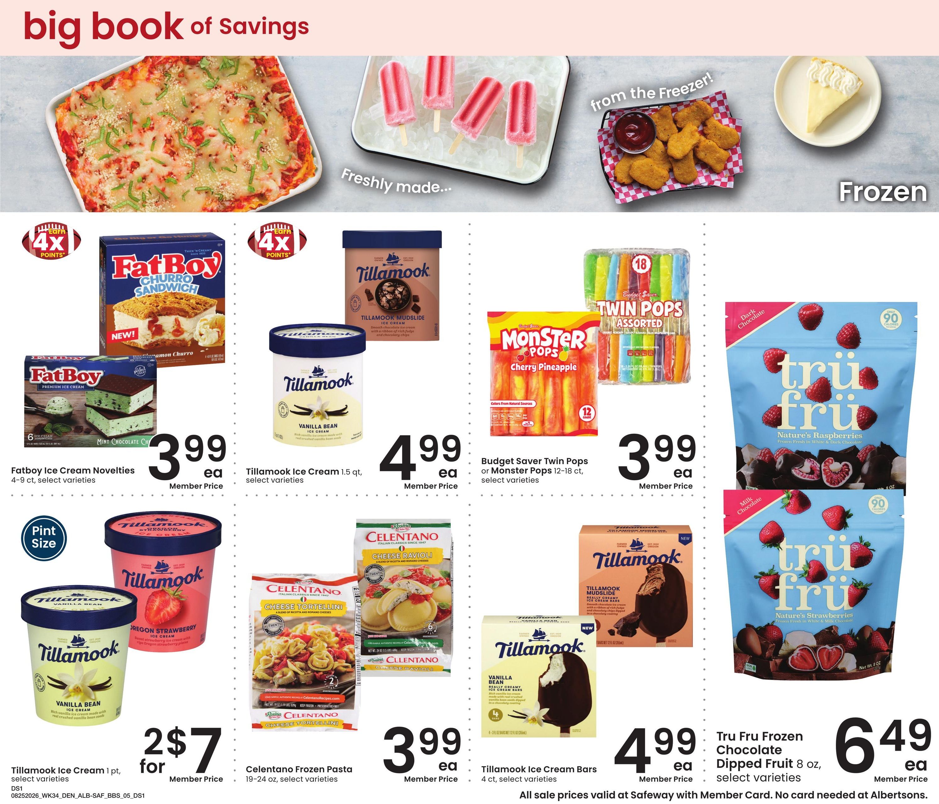 Safeway (Ignacio Area, CO) Big Book of Savings Weekly Ad August 25 - September 28, 2026