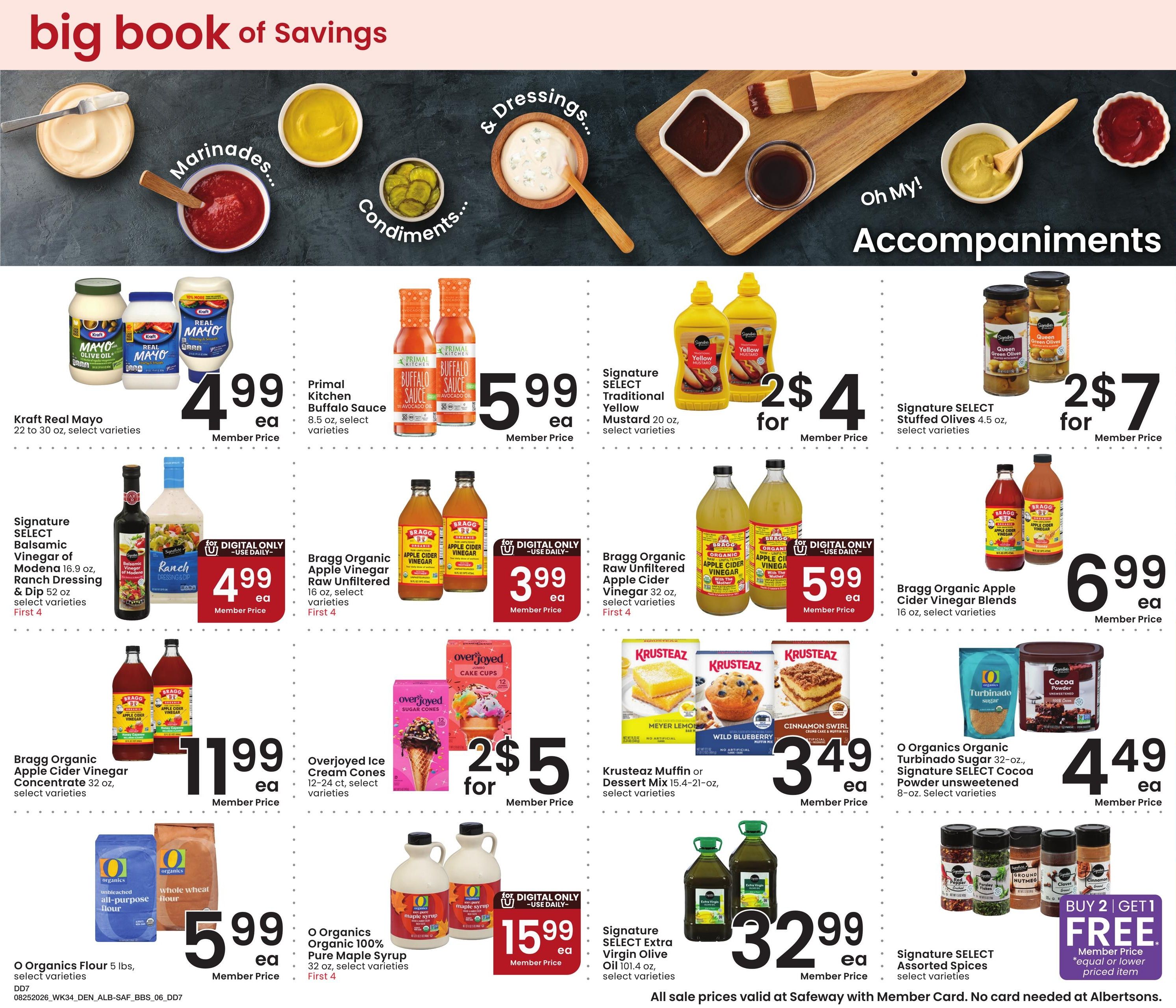 Safeway (Ignacio Area, CO) Big Book of Savings Weekly Ad August 25 - September 28, 2026