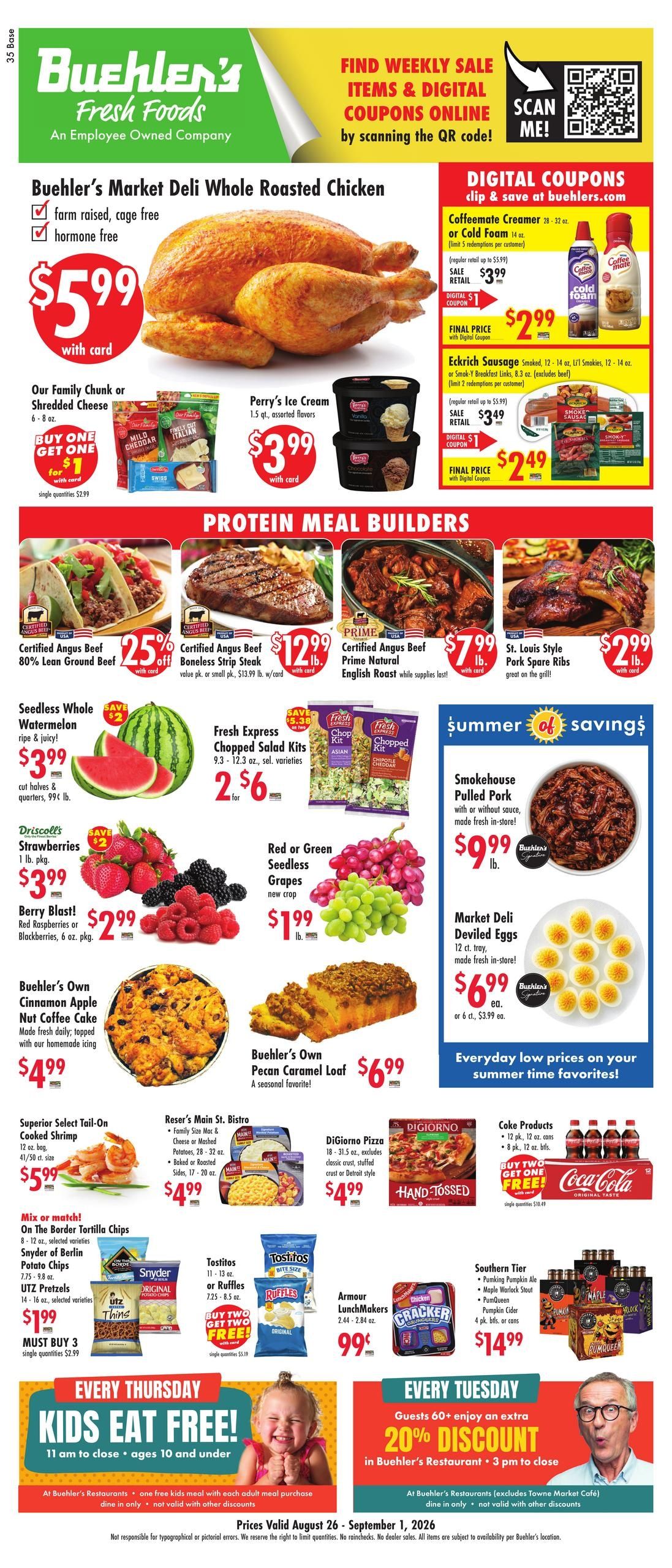Buehler's Fresh Foods Weekly Ad August 26 - September 1, 2026