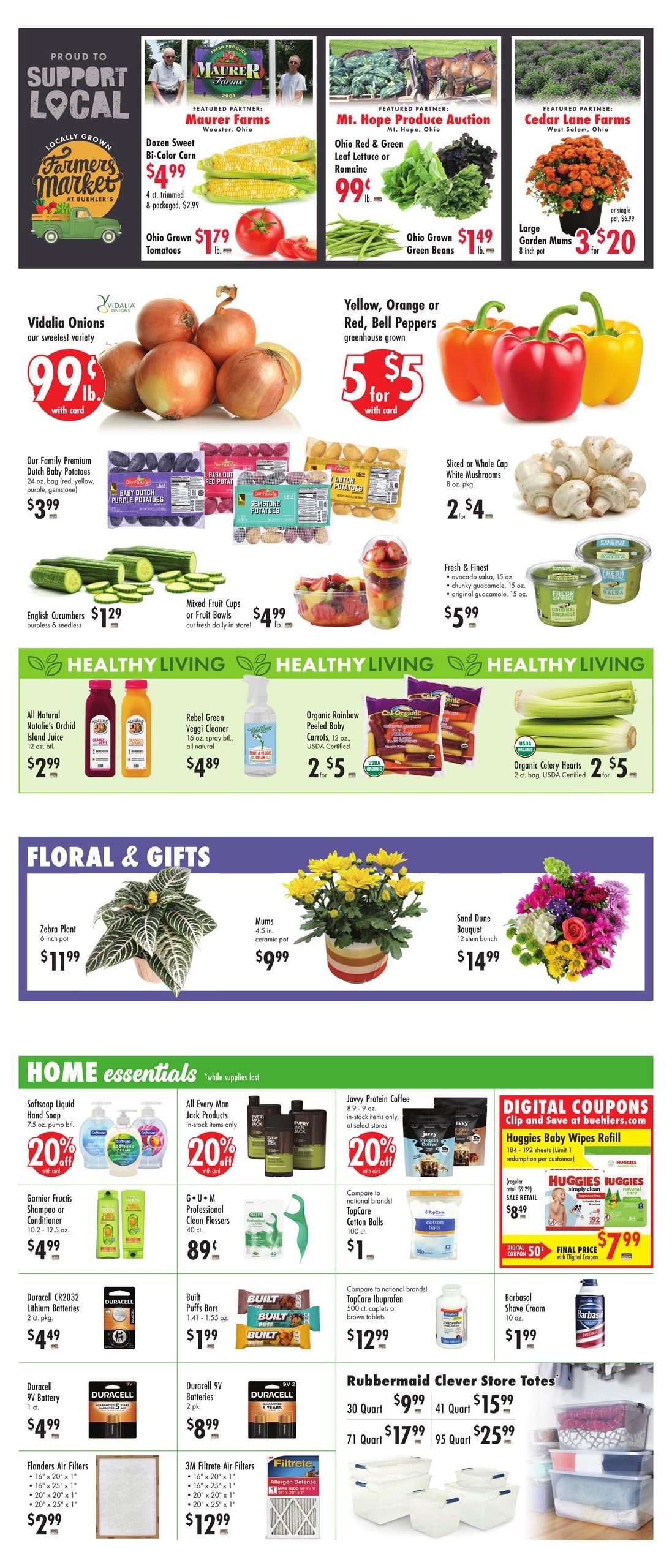 Buehler's Fresh Foods Weekly Ad August 26 - September 1, 2026