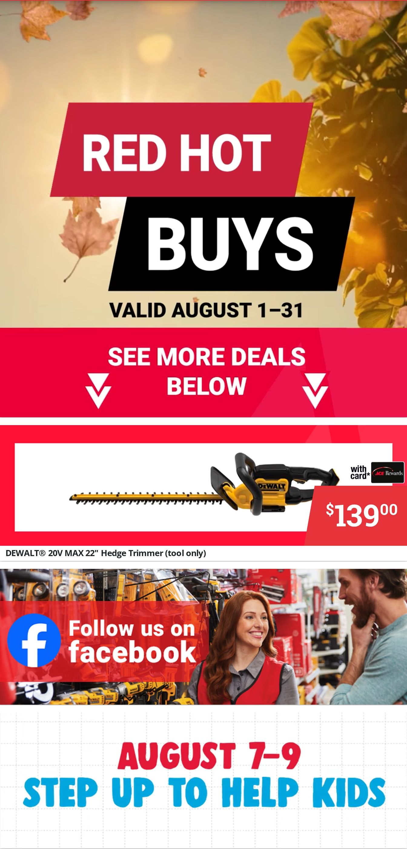 Ace Fix It (Brownsville, KY) Weekly Ad August 1 - 31, 2026