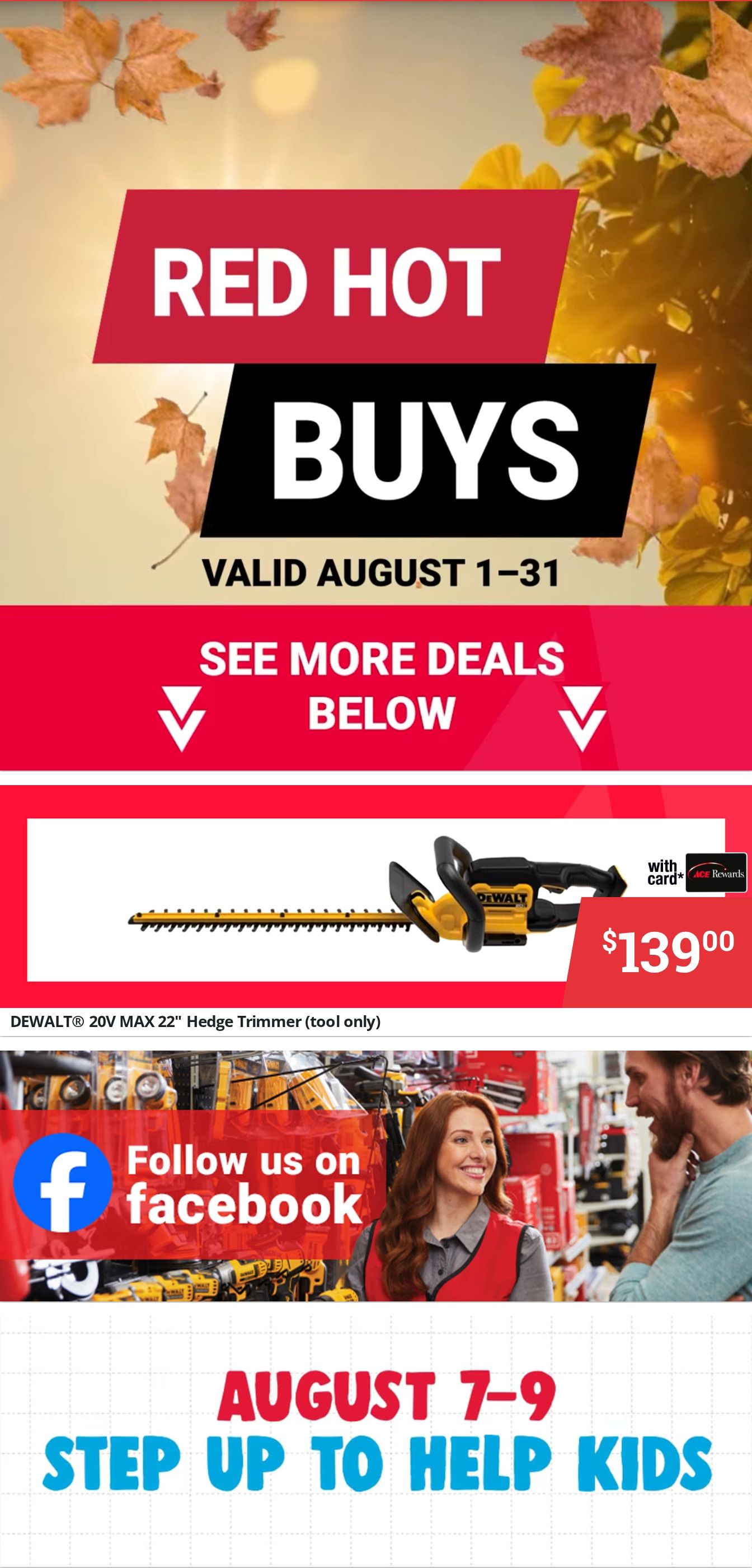 Ace Fix It (Cave City, KY) Weekly Ad August 1 - 31, 2026