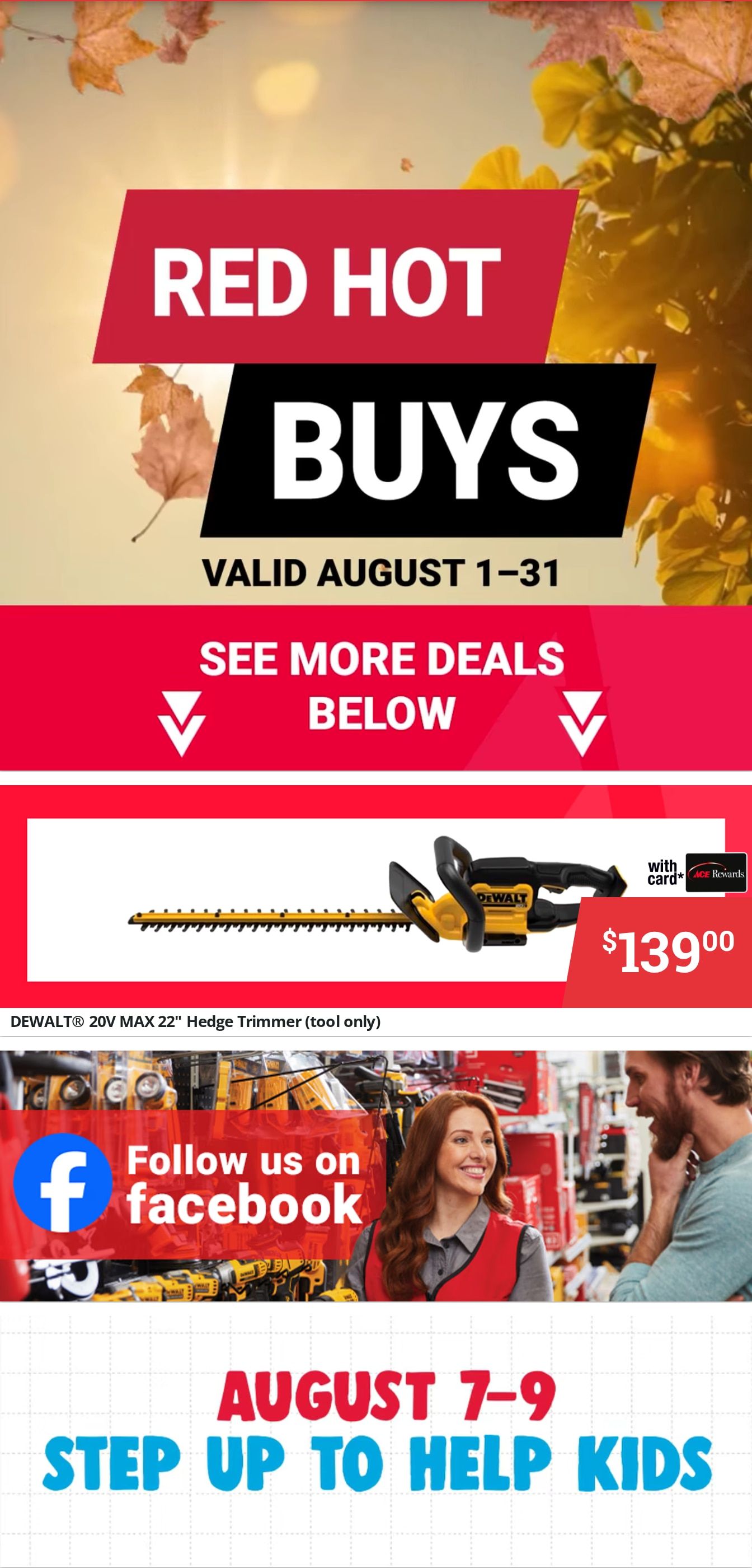 Ace Fix It (Greensburg, KY) Weekly Ad August 1 - 31, 2026