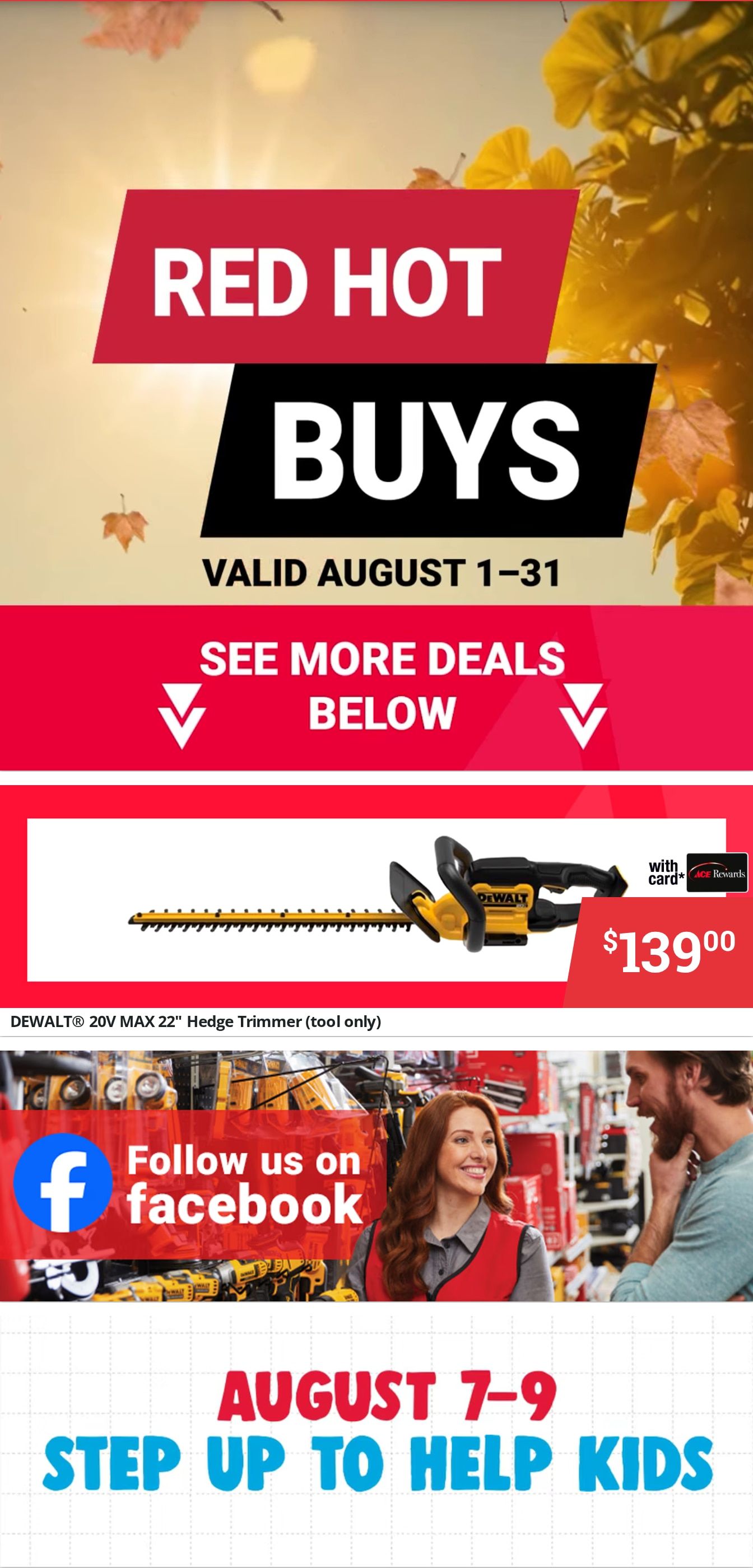 Ace Fix It (Huntingburg, IN) Weekly Ad August 1 - 31, 2026