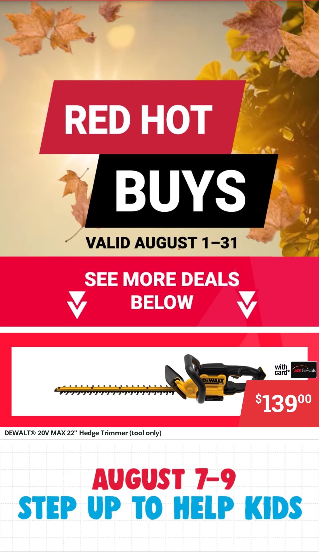 Ace Fix It (Kentucky, Pennsylvania) Weekly Ad August 1 - 31, 2026