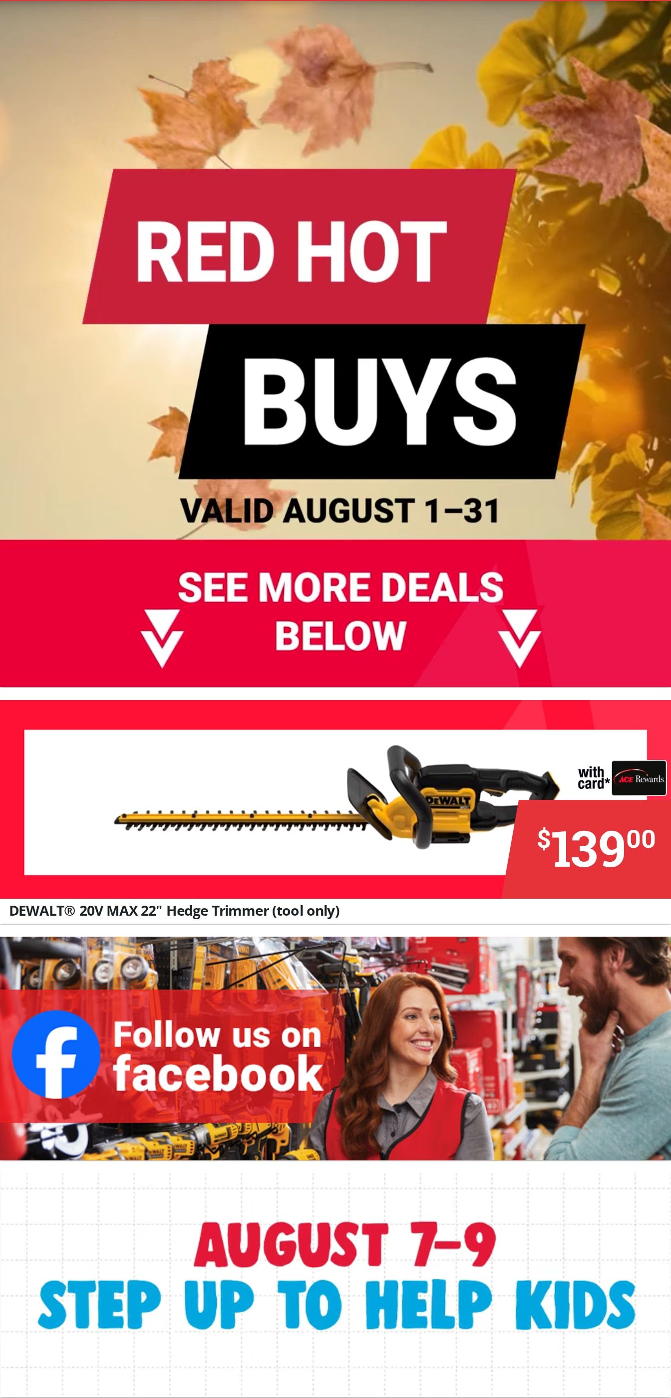 Ace Fix It (Tompkinsville, KY) Weekly Ad August 1 - 31, 2026