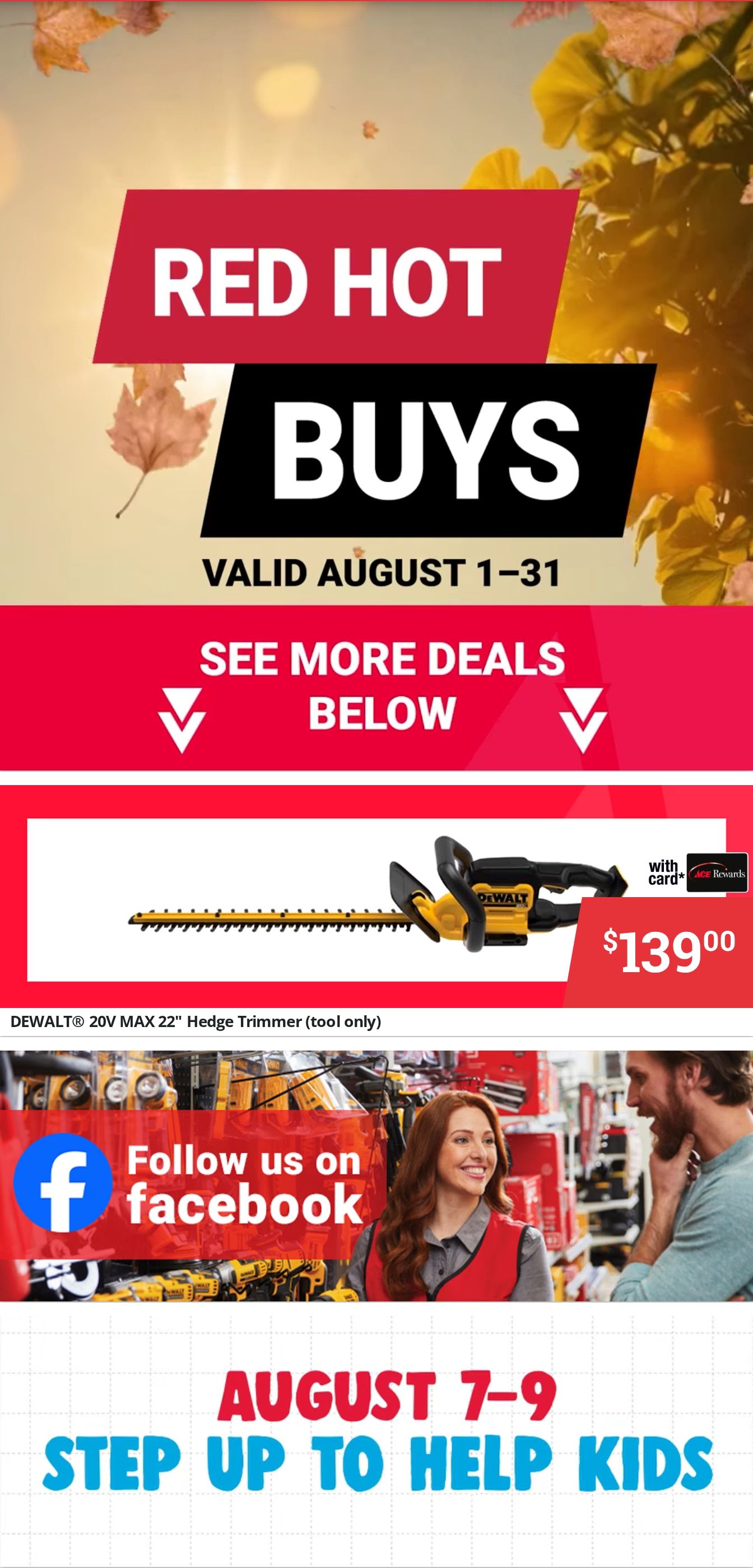 Ace Fix It (2706 Russellville Rd, Bowling Green, KY) Weekly Ad August 1 - 31, 2026
