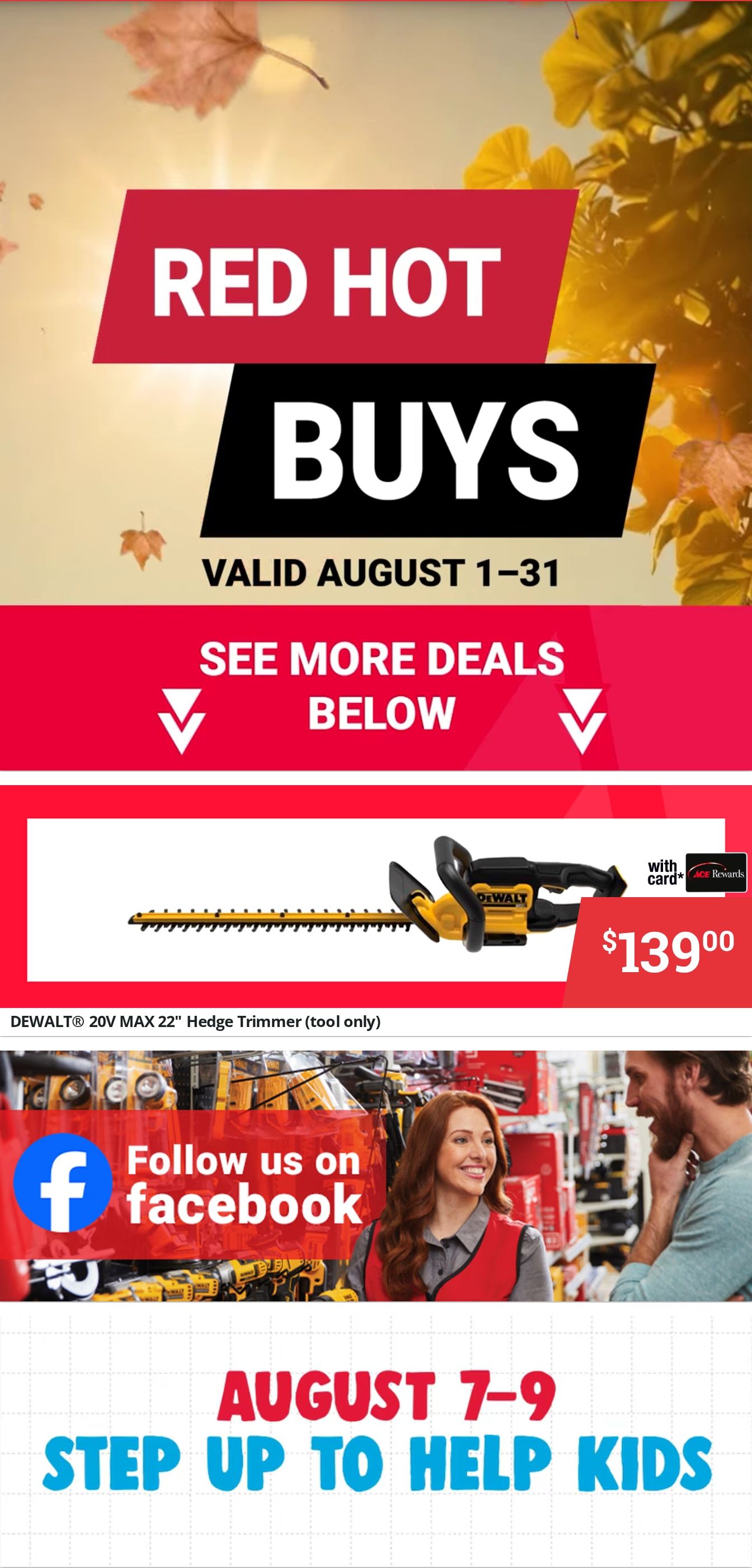 Ace Fix It (Barbourville, KY) Weekly Ad August 1 - 31, 2026