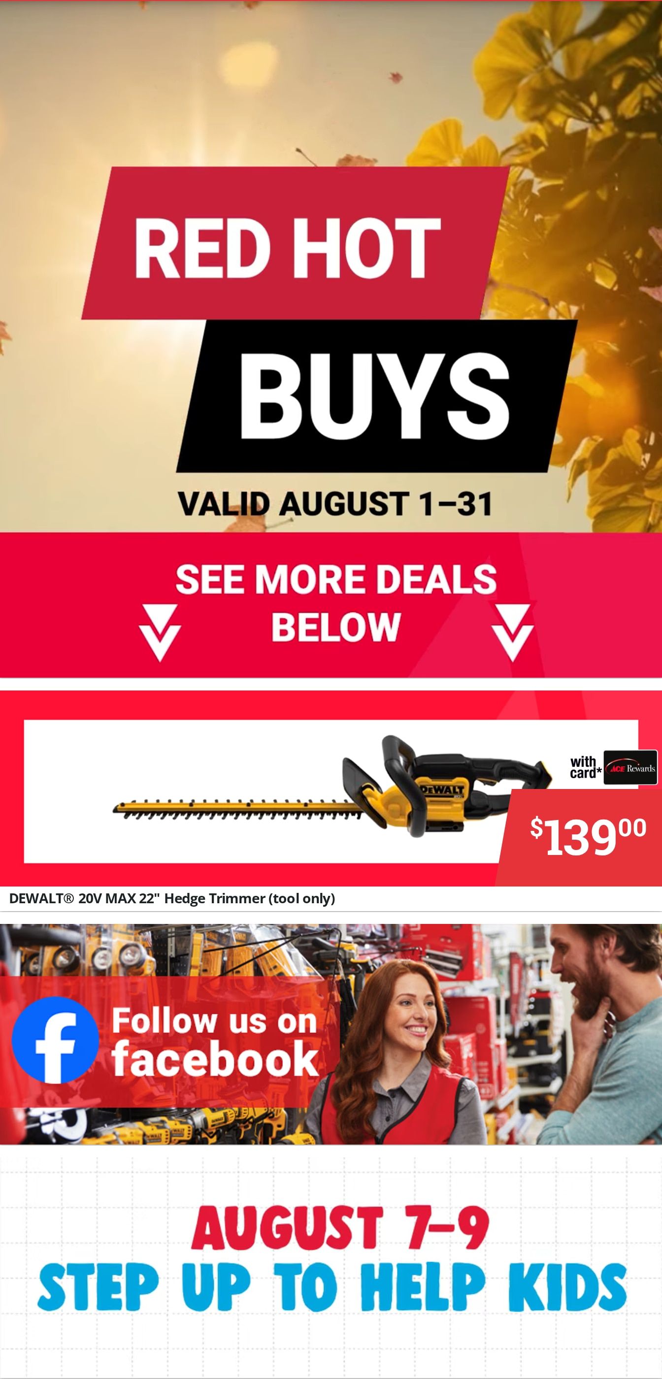 Ace Fix It (Duncansville, PA) Weekly Ad August 1 - 31, 2026
