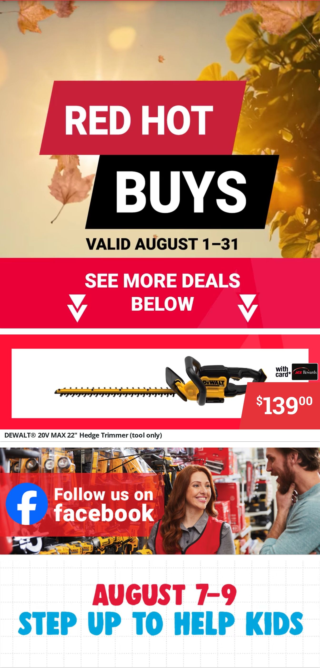 Ace Fix It (Elizabethtown, KY) Weekly Ad August 1 - 31, 2026