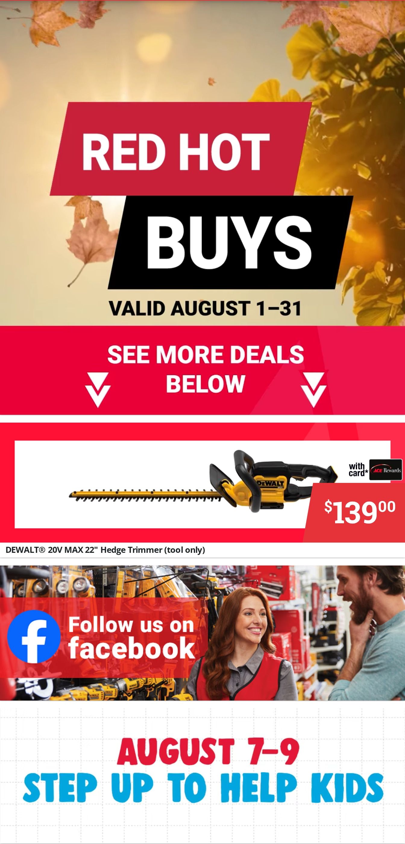 Ace Fix It (Hartford, KY) Weekly Ad August 1 - 31, 2026