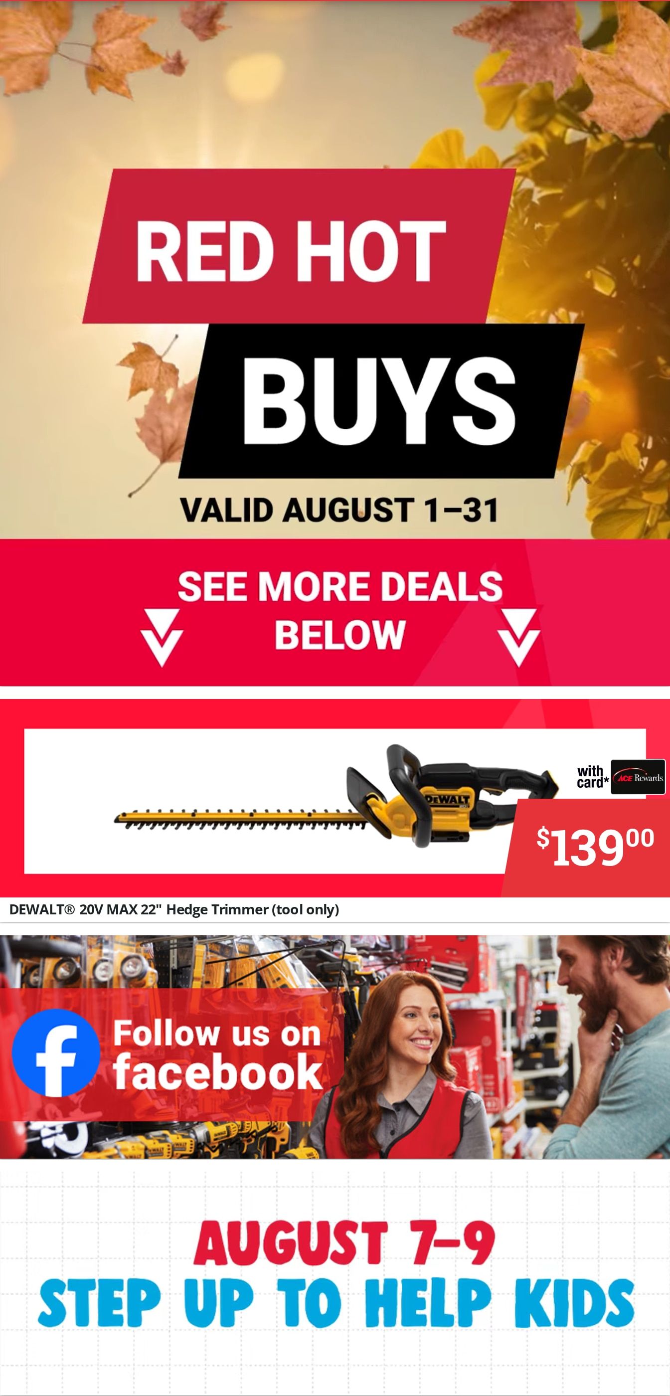 Ace Fix It (Hodgenville, KY) Weekly Ad August 1 - 31, 2026