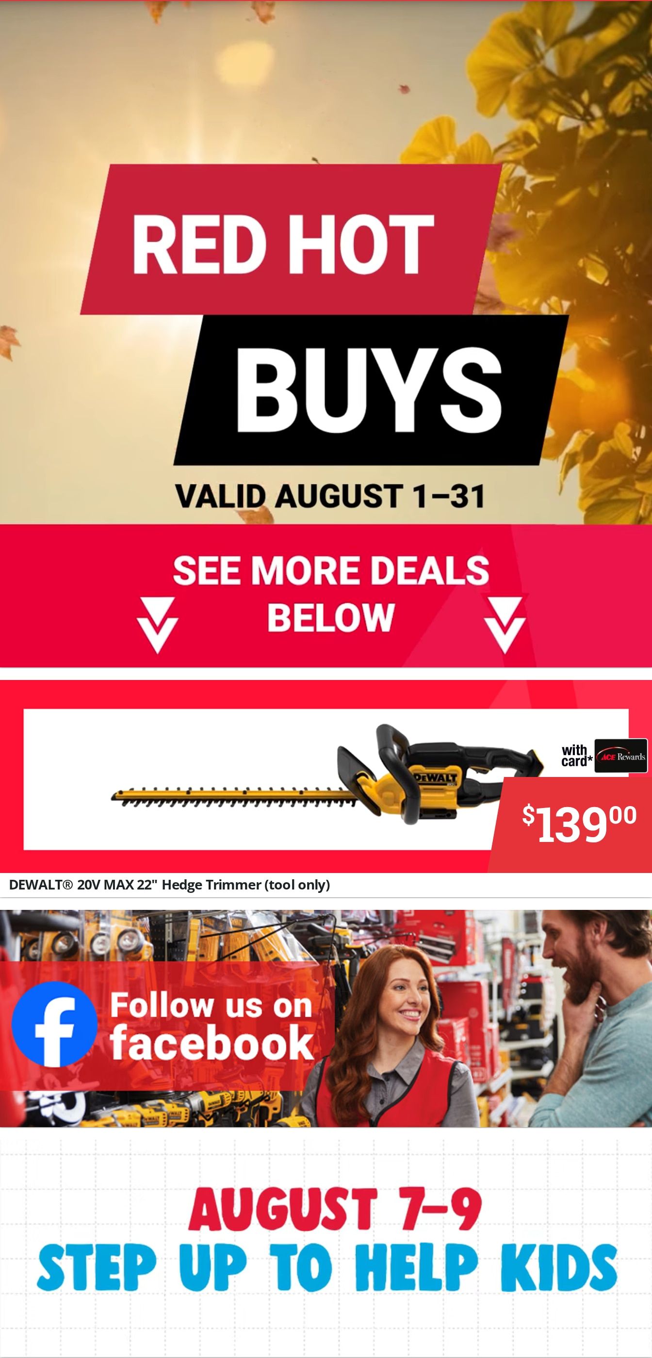 Ace Fix It (Mercer, PA) Weekly Ad August 1 - 31, 2026