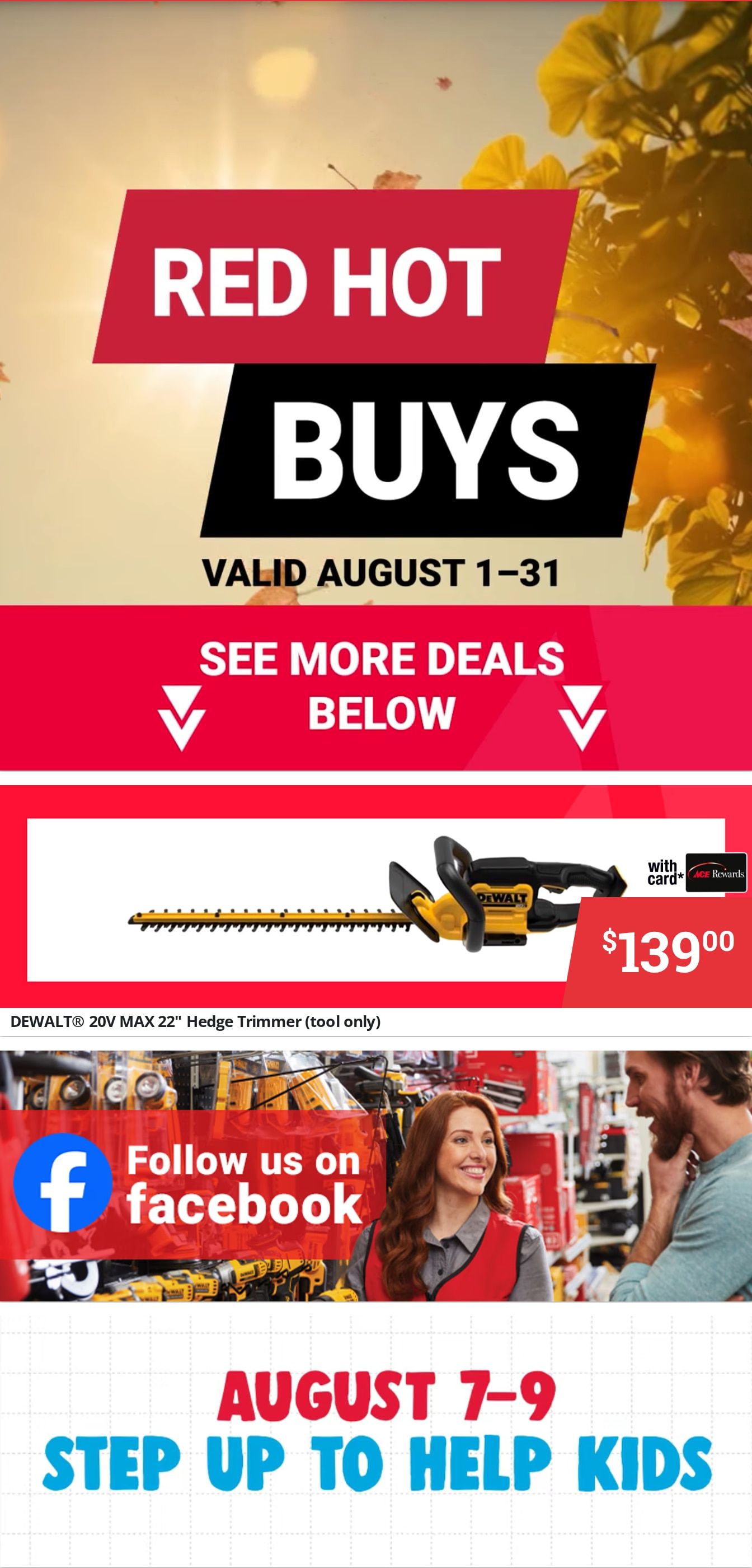 Ace Fix It (Middlesboro, KY) Weekly Ad August 1 - 31, 2026