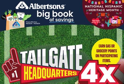Albertsons (Elko-Ruby Valley Area, NV) Big Book of Savings Weekly Ad August 25 - September 28, 2026