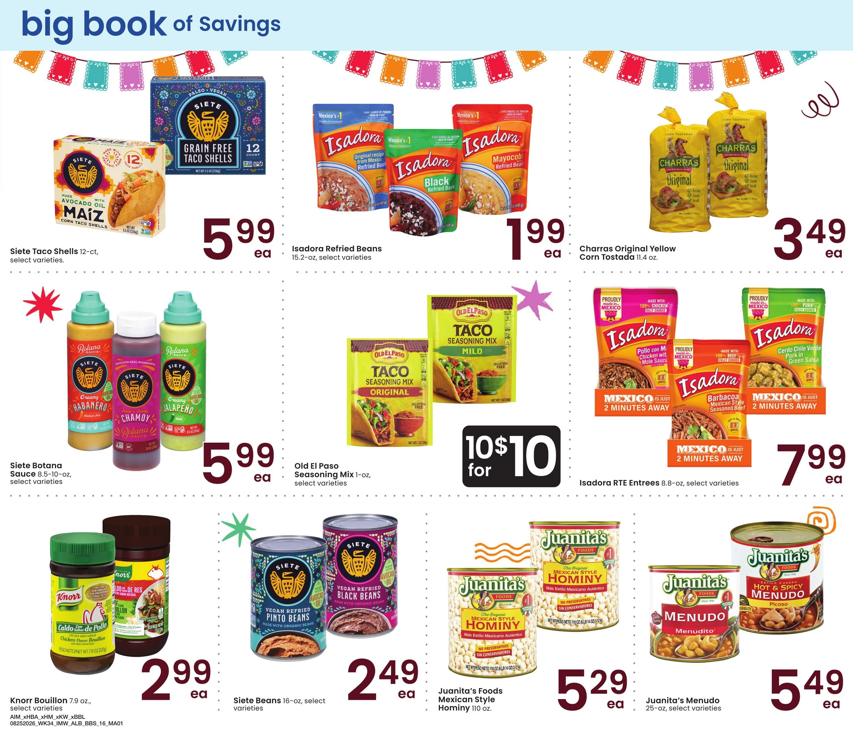Albertsons (Elko-Ruby Valley Area, NV) Big Book of Savings Weekly Ad August 25 - September 28, 2026