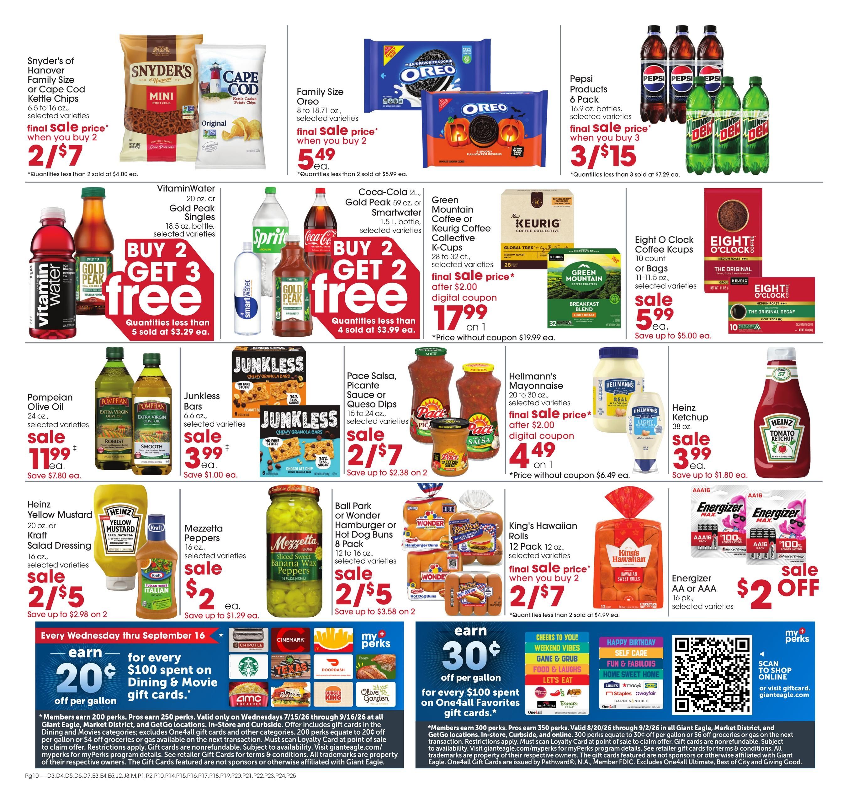 Giant Eagle (MD, VA, WV) Weekly Ad August 27 - September 2, 2026