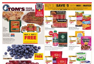Tom's Food Center (Portland, MI) Weekly Ad August 23 - 29, 2026
