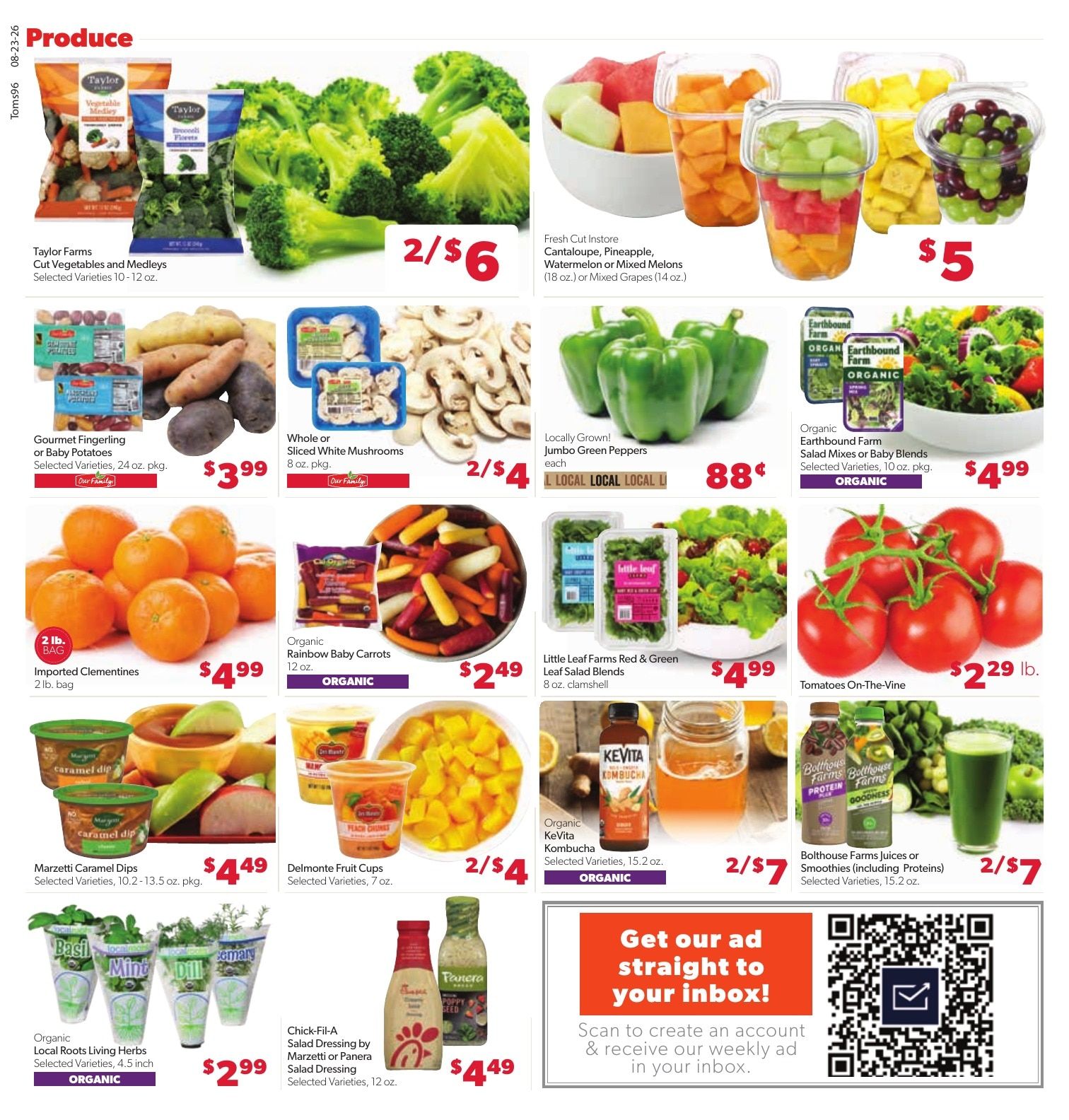 Tom's Food Center (Portland, MI) Weekly Ad August 23 - 29, 2026