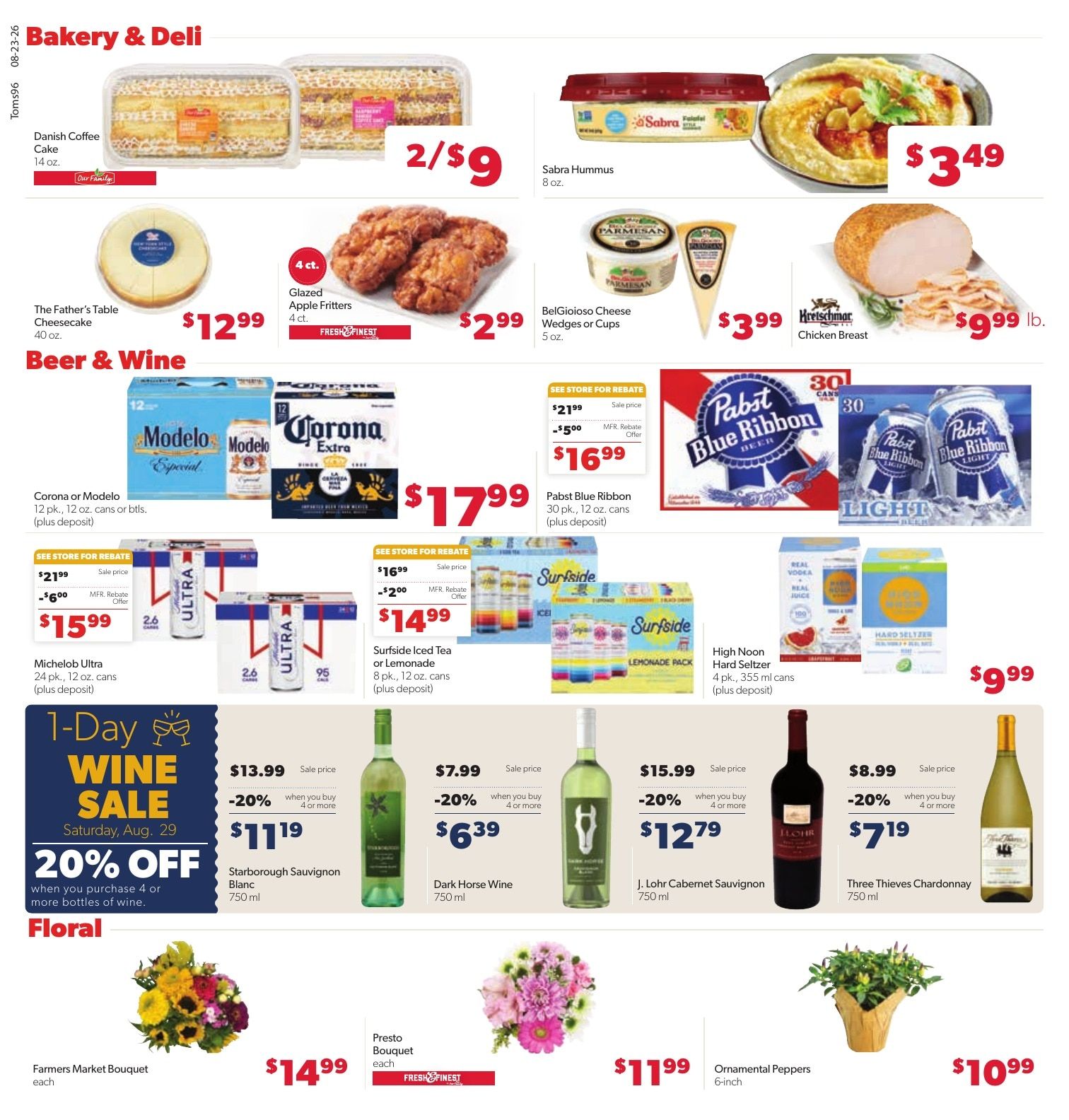Tom's Food Center (Portland, MI) Weekly Ad August 23 - 29, 2026