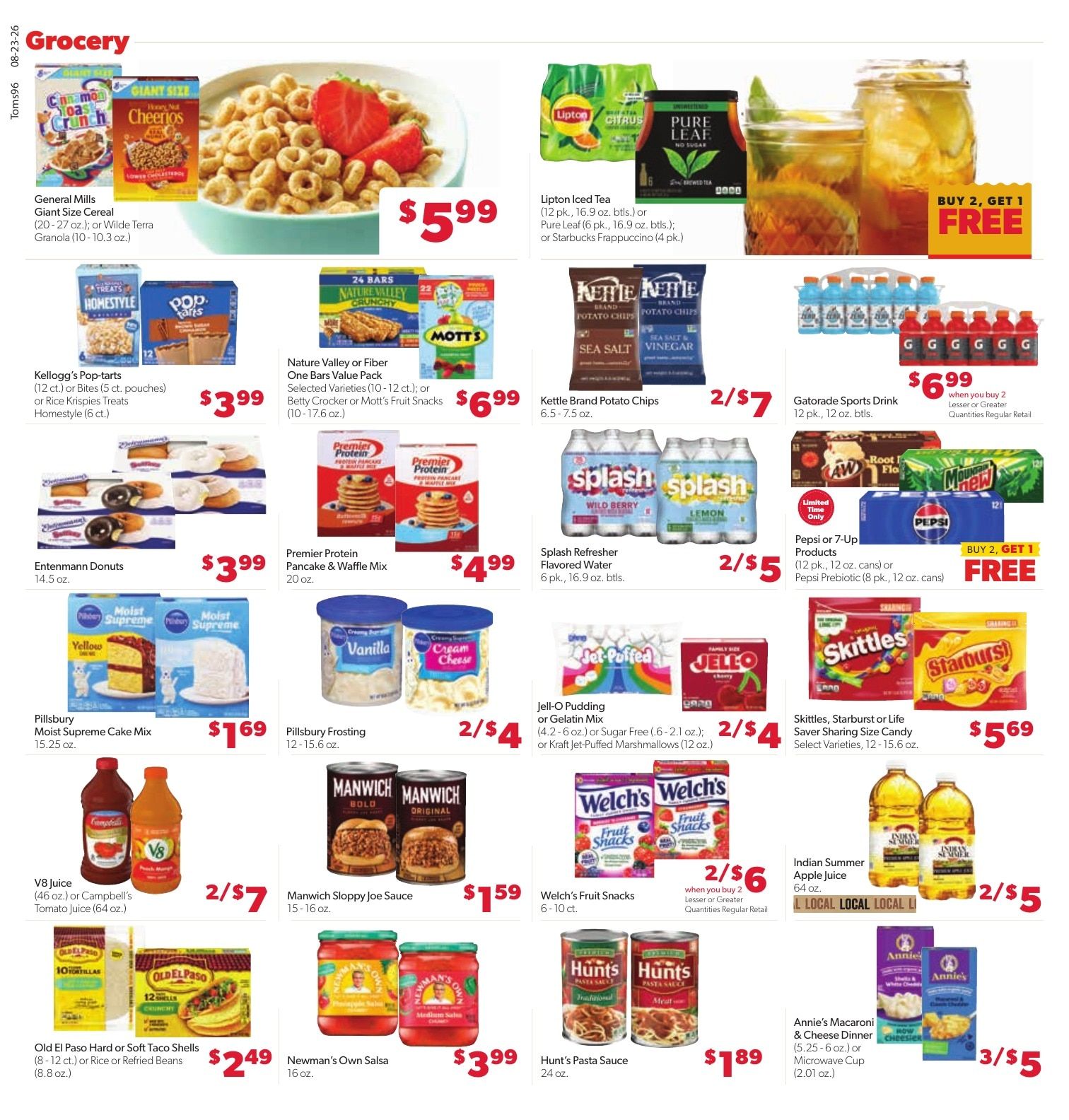Tom's Food Center (Portland, MI) Weekly Ad August 23 - 29, 2026