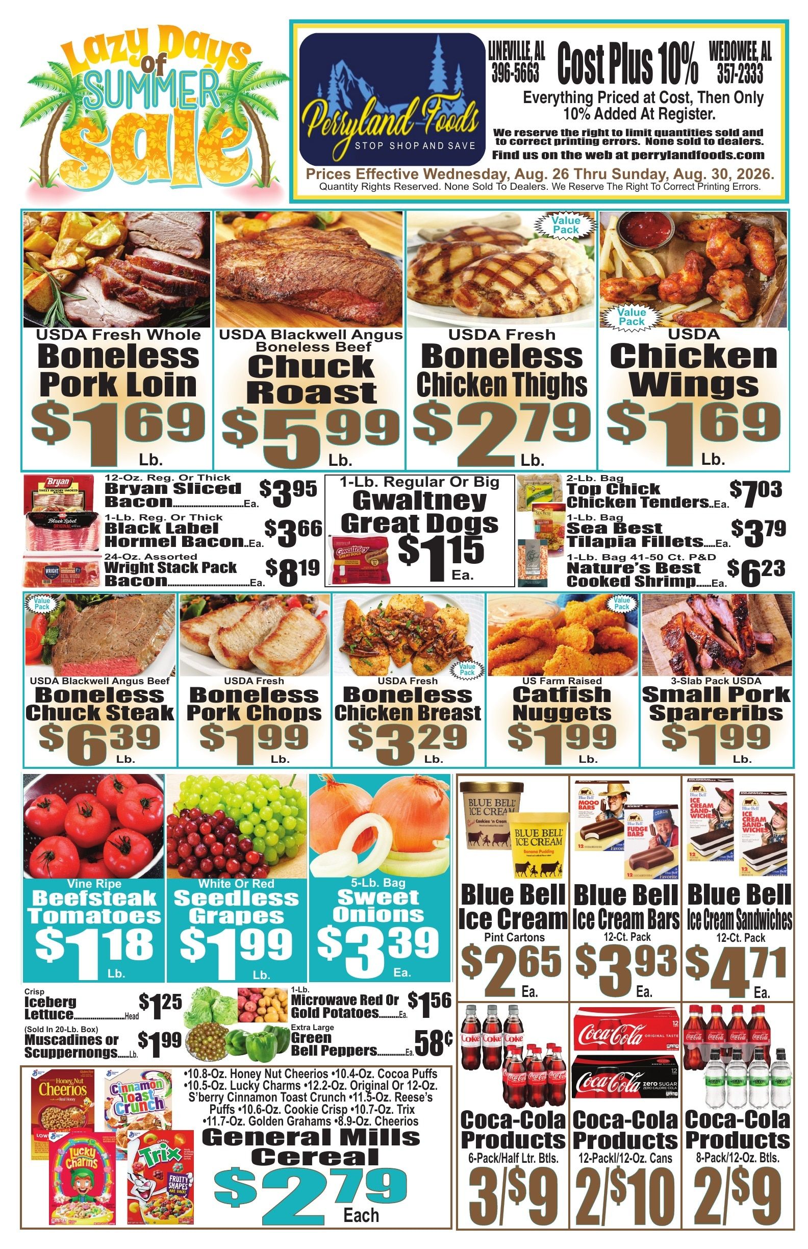 Perryland Foods Weekly Ad August 26 - 30, 2026