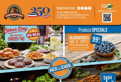 Commissary Store Weekly Ad August 24 - September 6, 2026