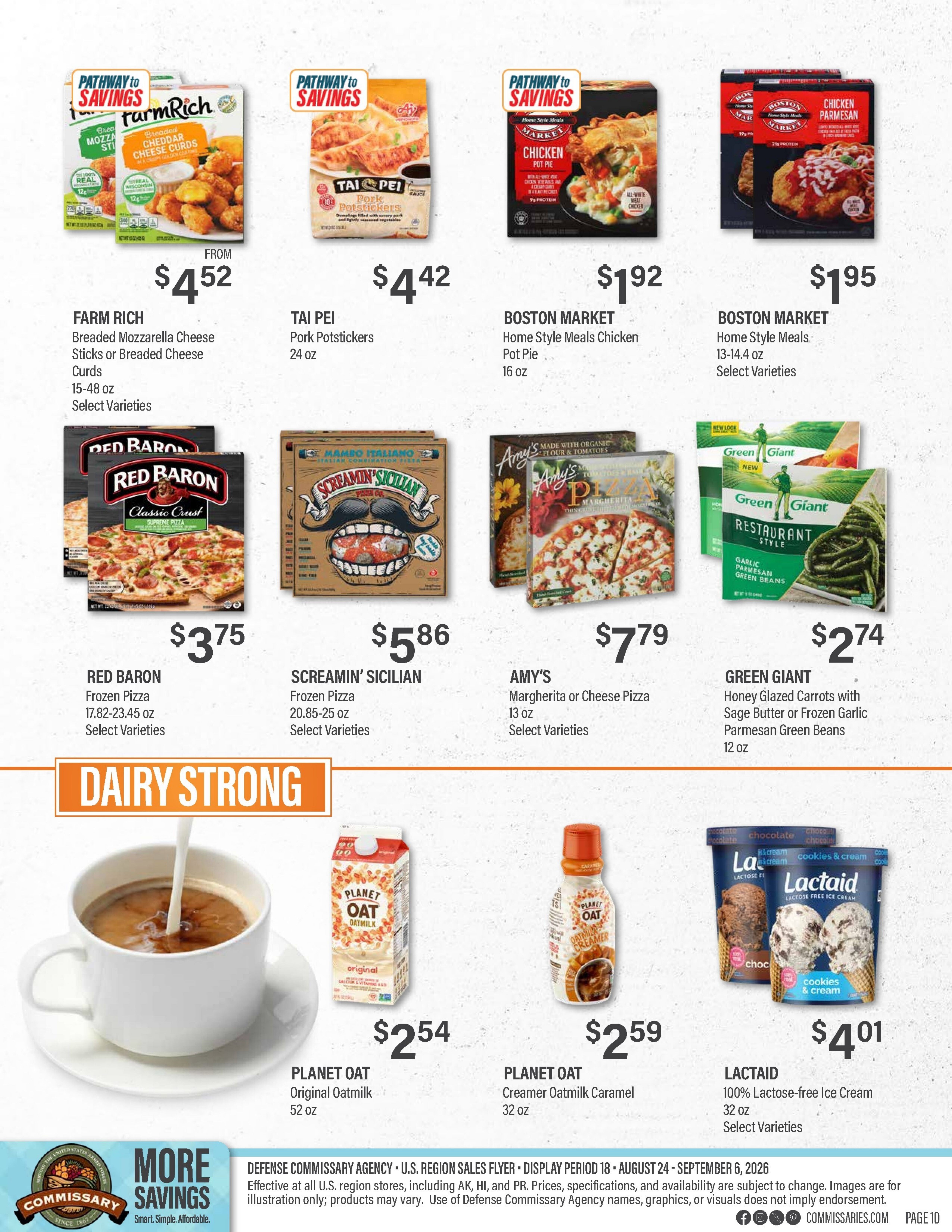 Commissary Store Weekly Ad August 24 - September 6, 2026