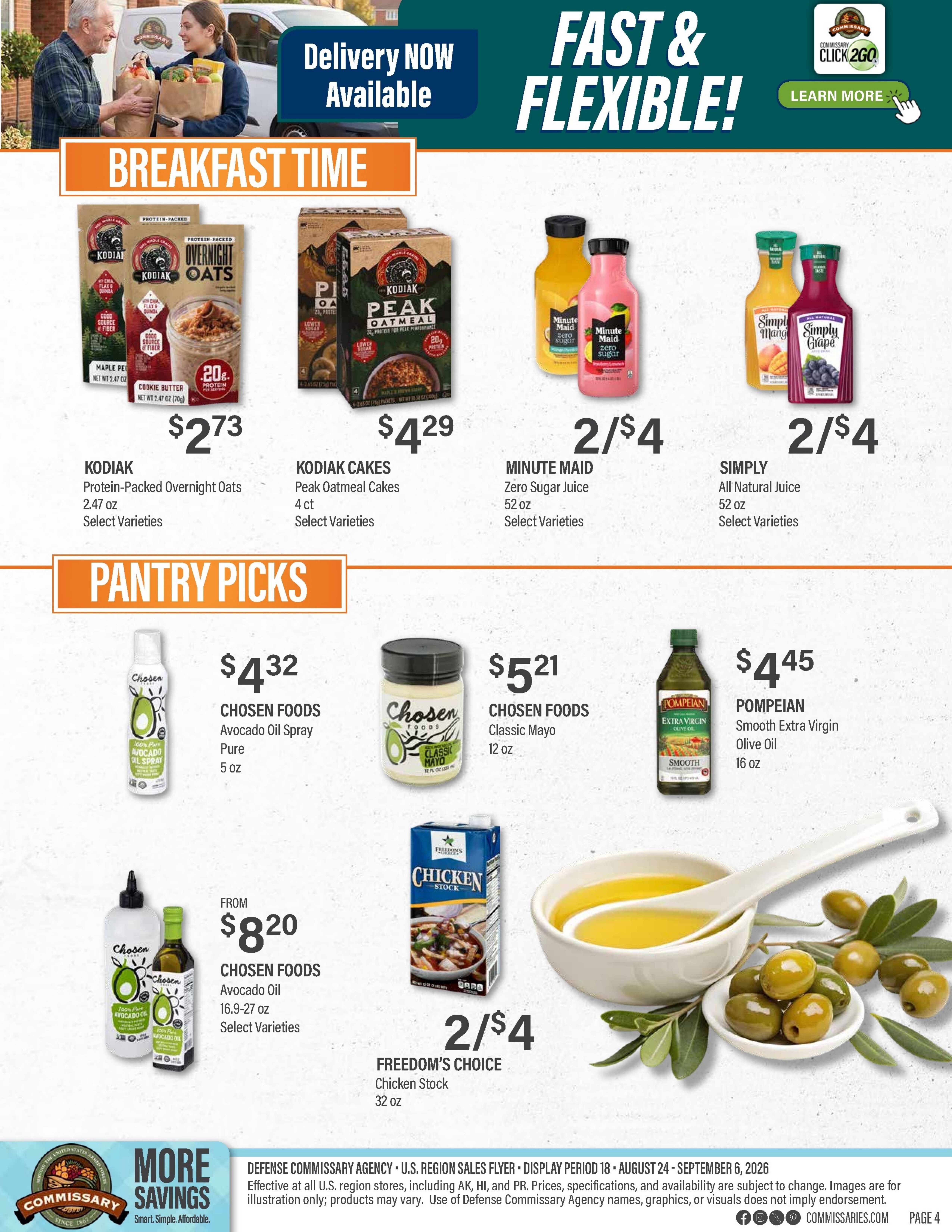Commissary Store Weekly Ad August 24 - September 6, 2026