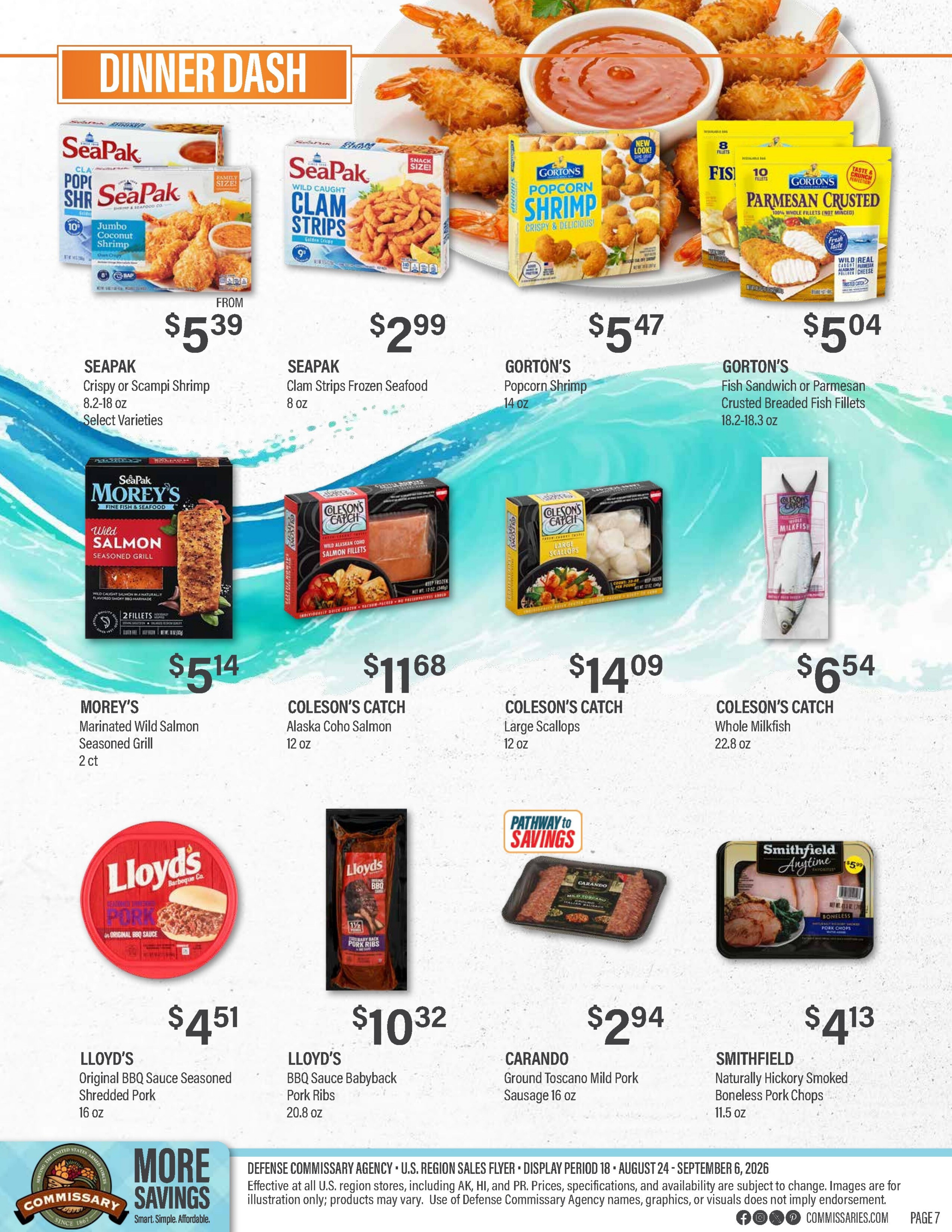 Commissary Store Weekly Ad August 24 - September 6, 2026