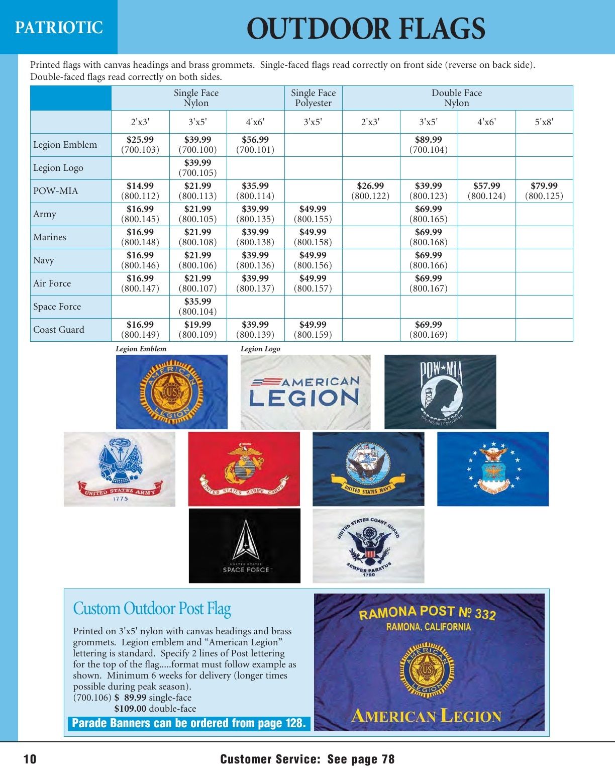 American Legion Flag & Emblem Catalog Weekly Ad January 1 - December 31, 2026