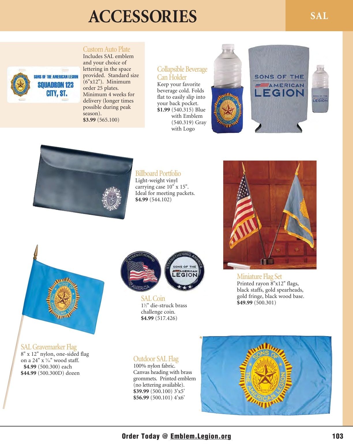 American Legion Flag & Emblem Catalog Weekly Ad January 1 - December 31, 2026