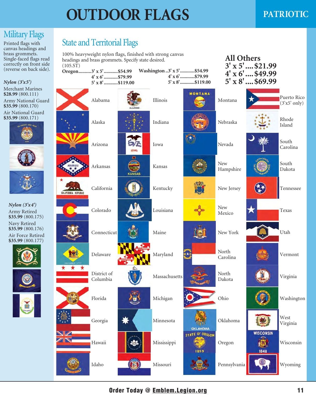 American Legion Flag & Emblem Catalog Weekly Ad January 1 - December 31, 2026