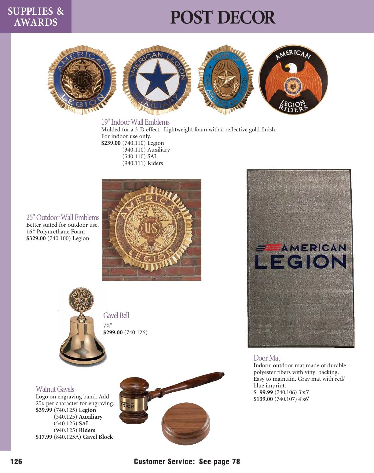 American Legion Flag & Emblem Catalog Weekly Ad January 1 - December 31, 2026