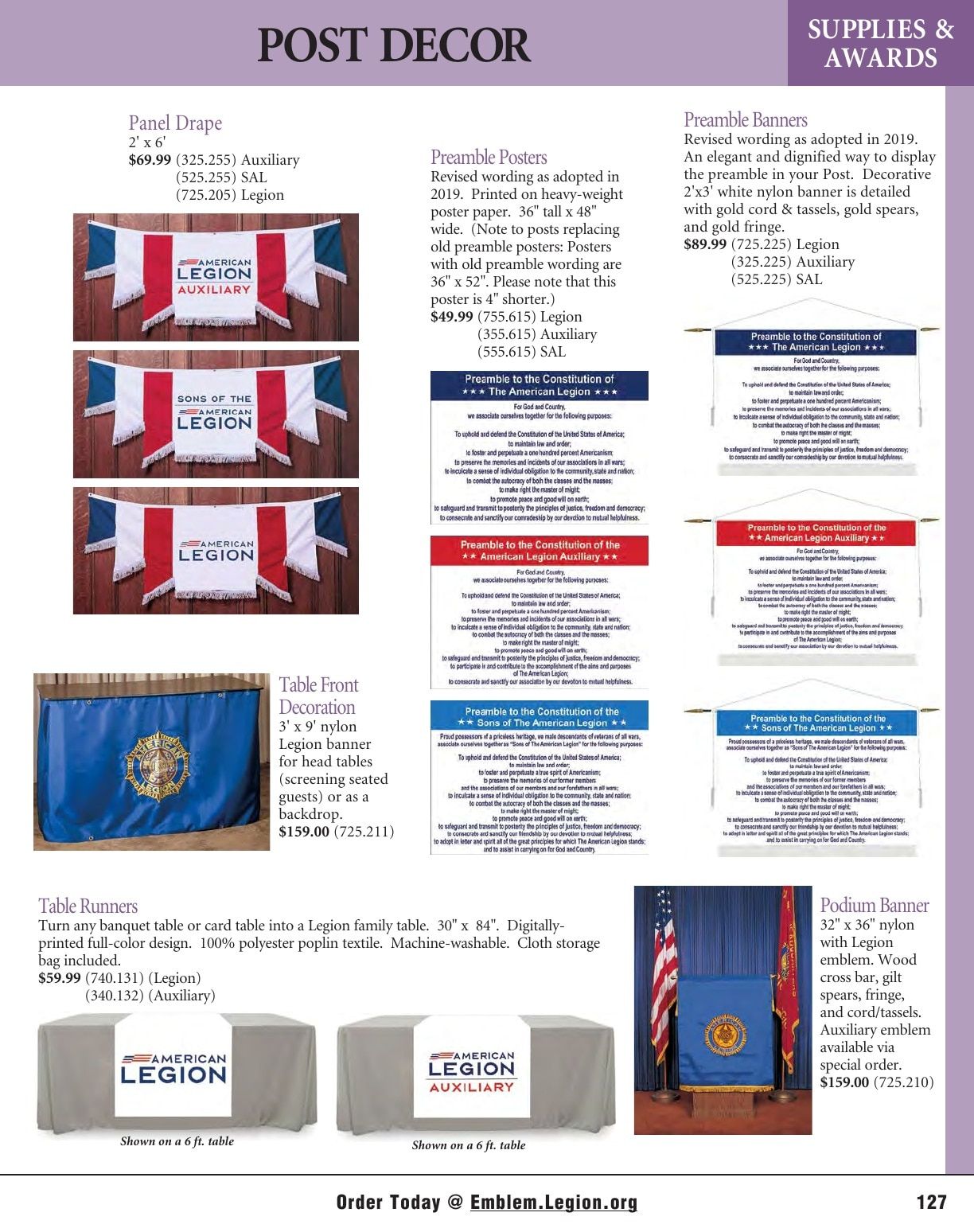 American Legion Flag & Emblem Catalog Weekly Ad January 1 - December 31, 2026