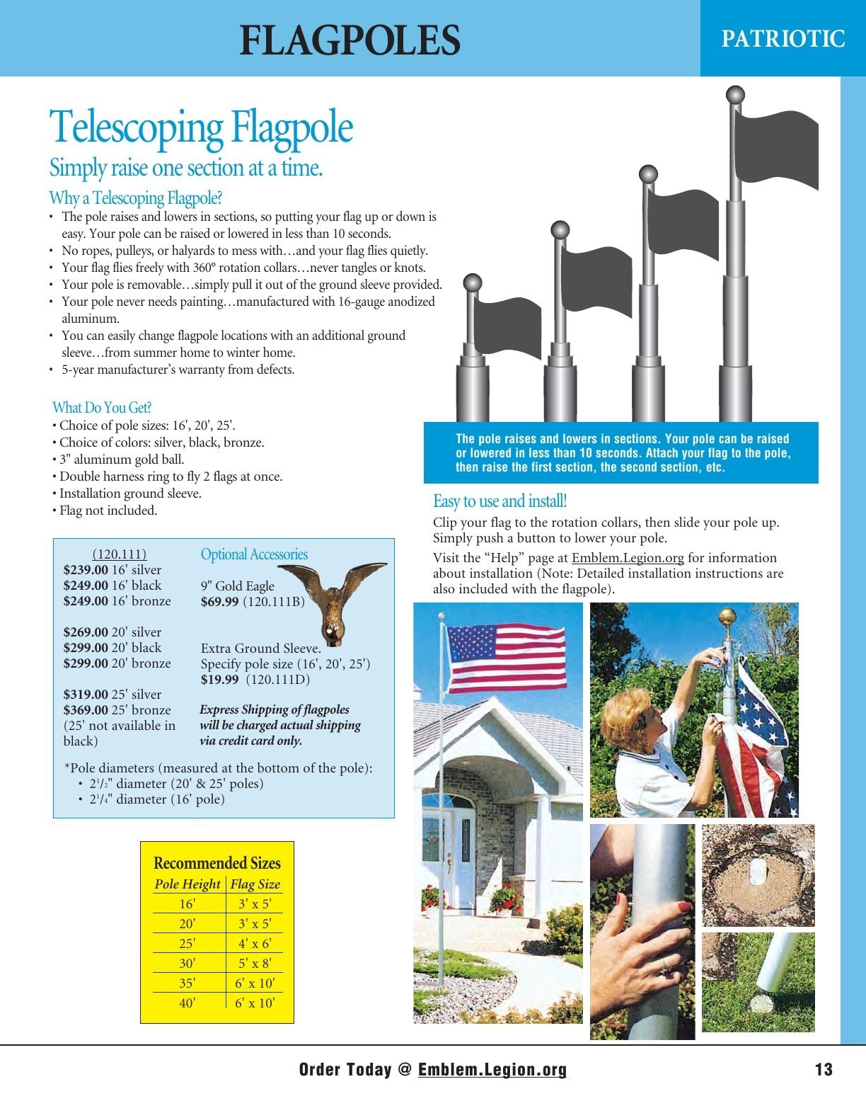 American Legion Flag & Emblem Catalog Weekly Ad January 1 - December 31, 2026