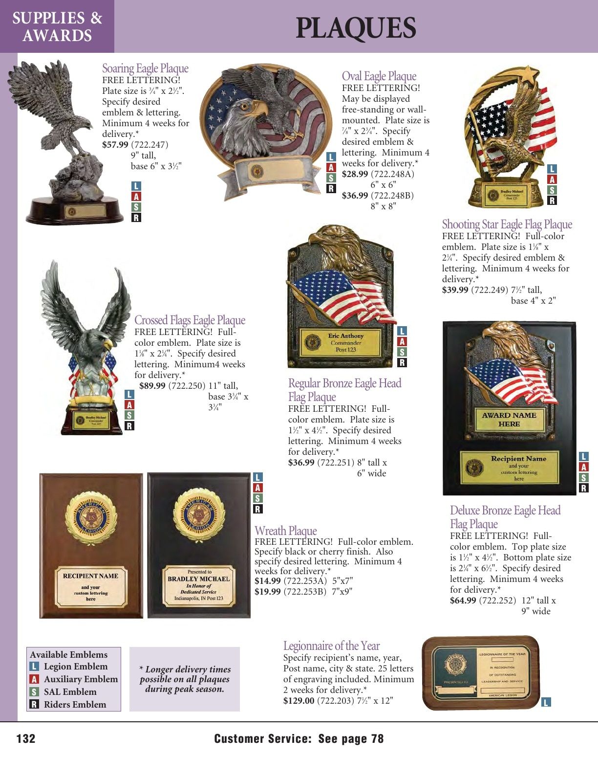 American Legion Flag & Emblem Catalog Weekly Ad January 1 - December 31, 2026