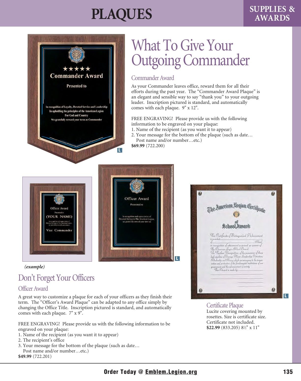 American Legion Flag & Emblem Catalog Weekly Ad January 1 - December 31, 2026