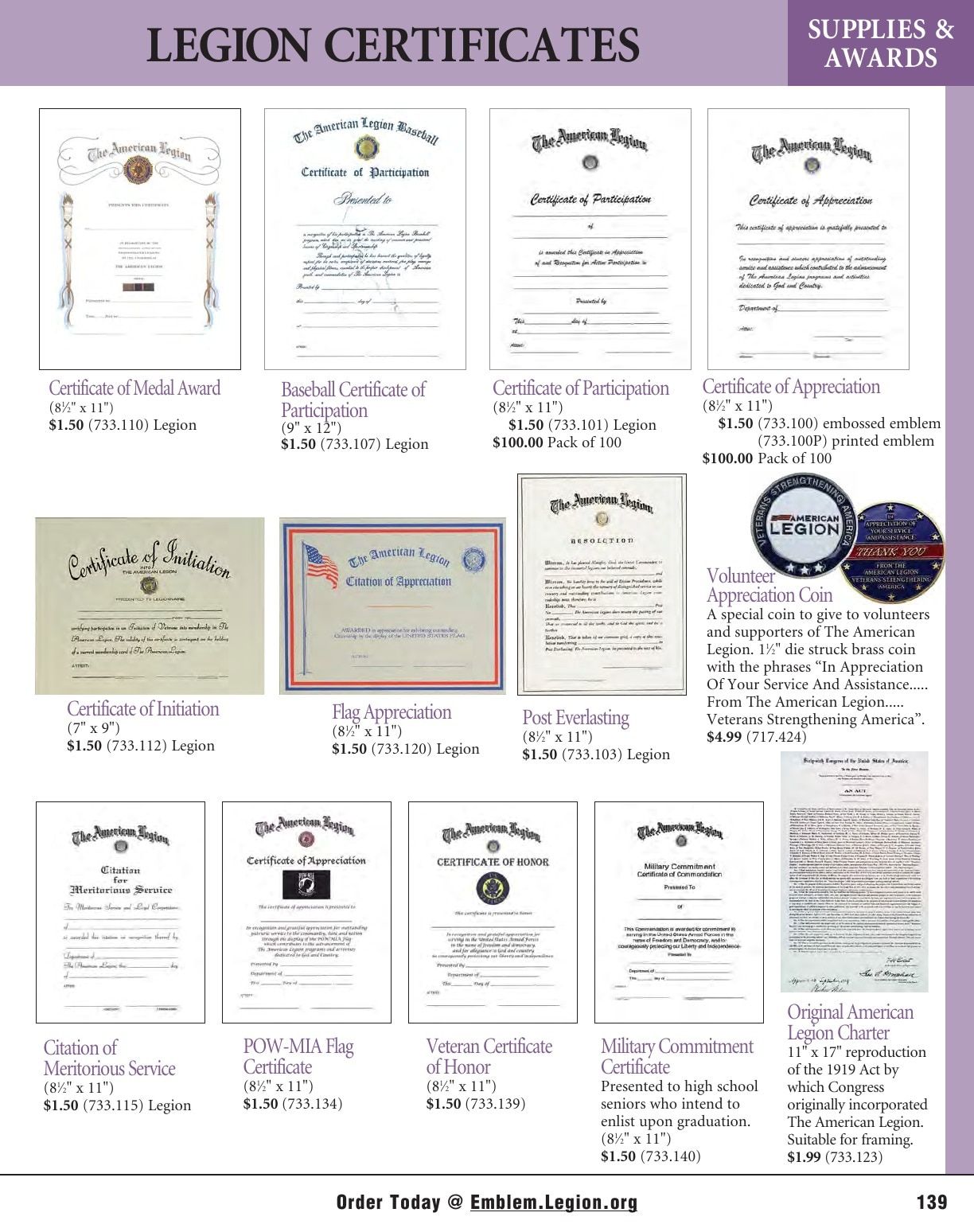 American Legion Flag & Emblem Catalog Weekly Ad January 1 - December 31, 2026