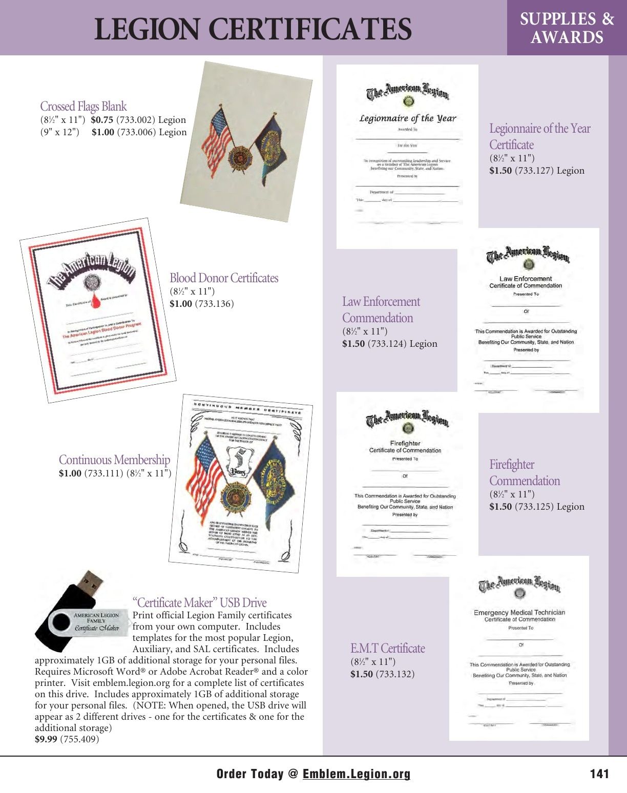 American Legion Flag & Emblem Catalog Weekly Ad January 1 - December 31, 2026