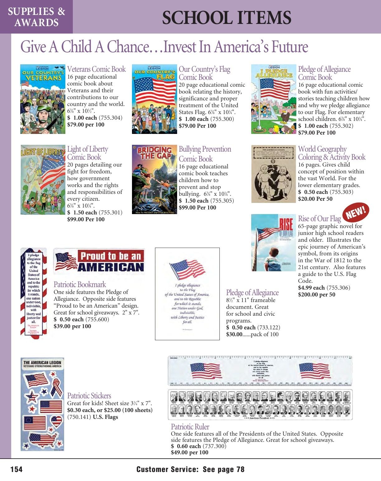 American Legion Flag & Emblem Catalog Weekly Ad January 1 - December 31, 2026